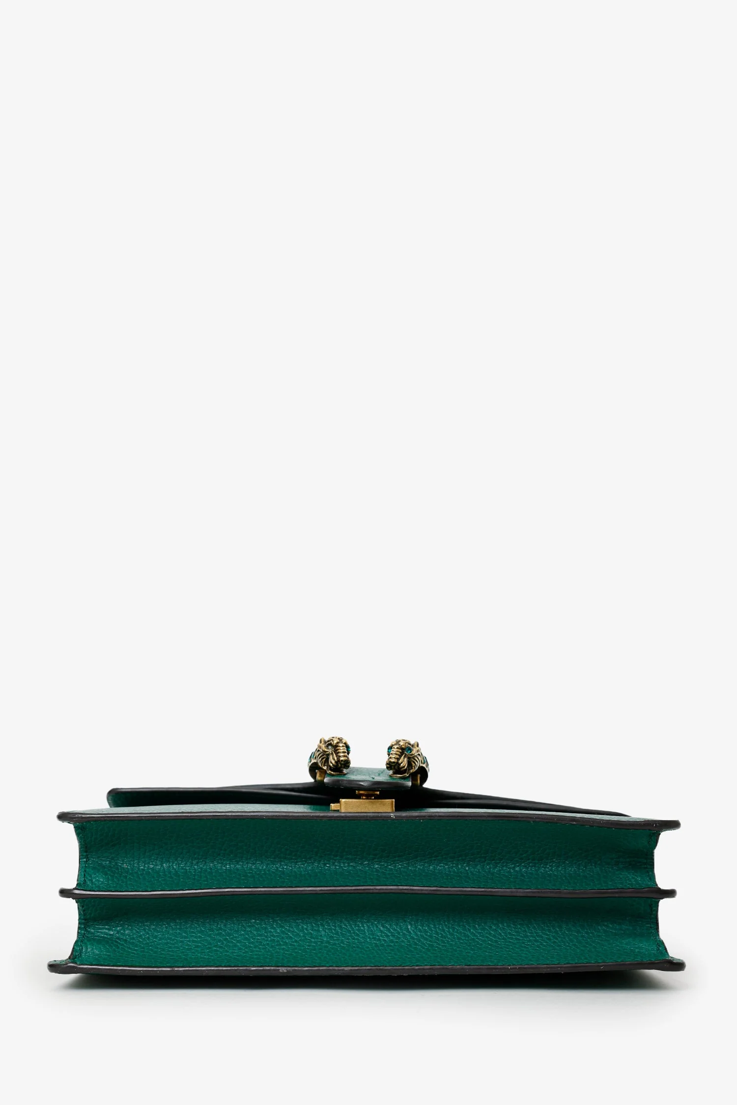 Gucci Green Leather Dionysus Medium Shoulder Bag - Image 5