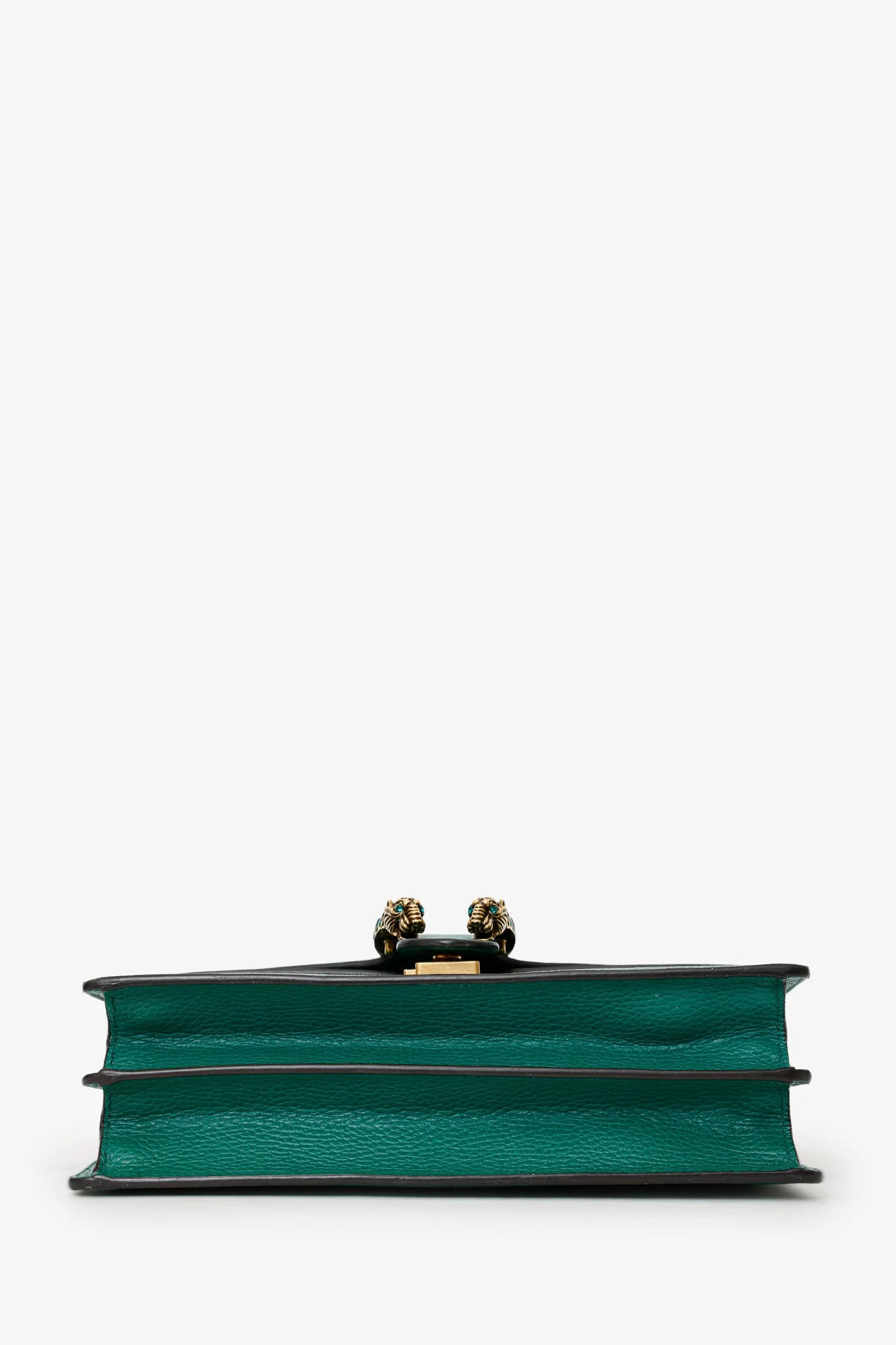 Gucci Green Leather Dionysus Medium Shoulder Bag - Image 5