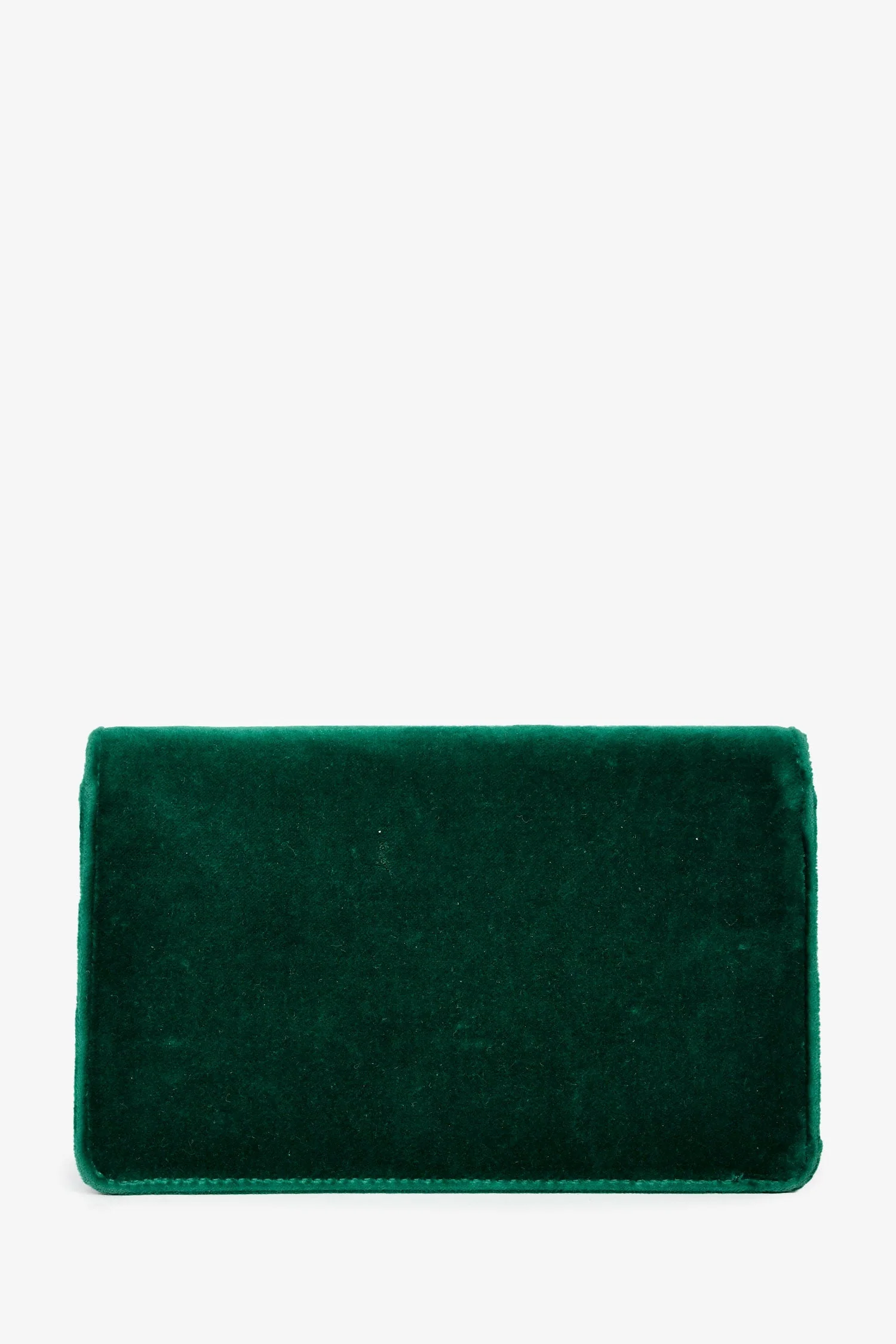 Gucci Green Velvet GG Crystal 'Broadway' Mini Shoulder Bag - Image 2