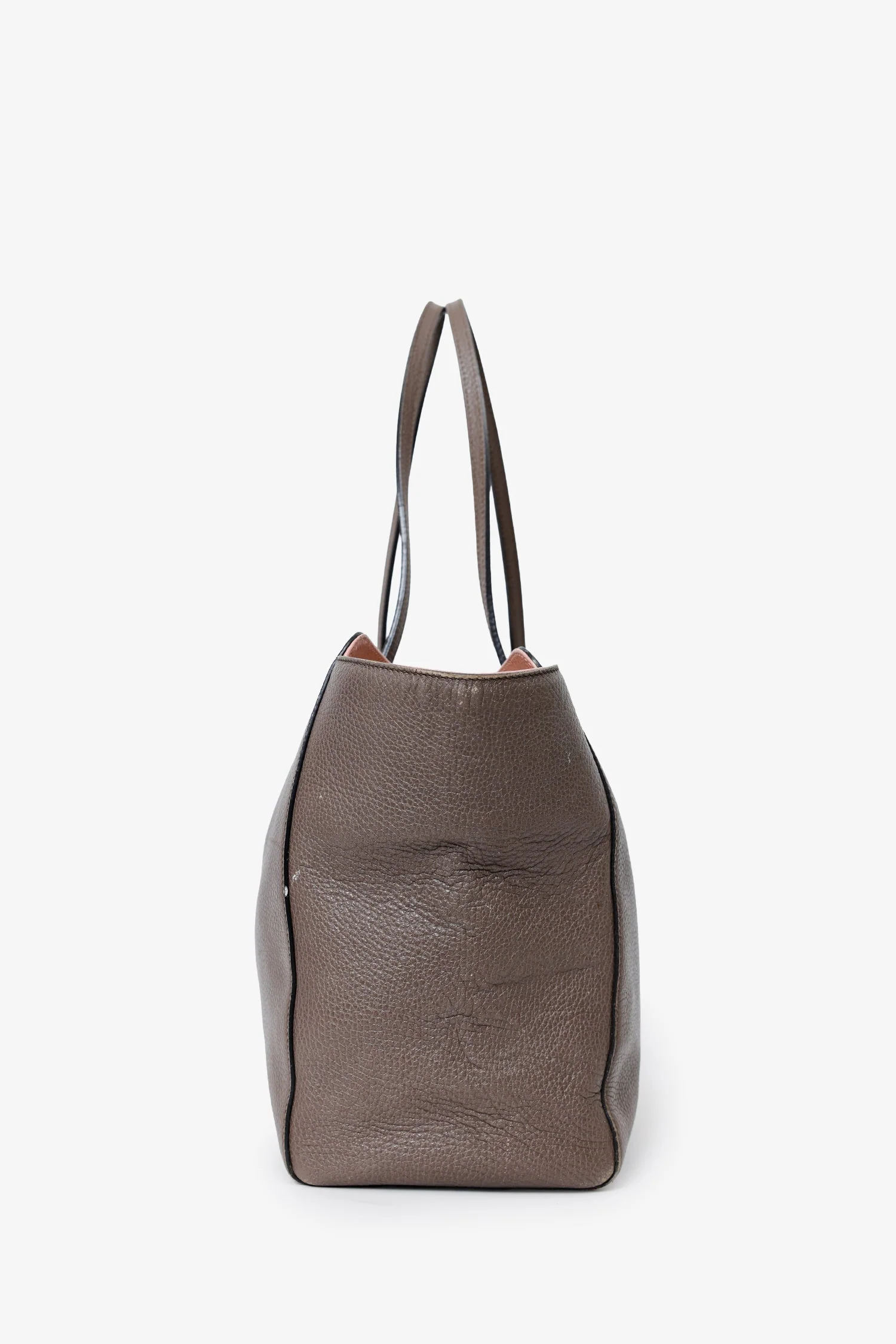 Gucci Grey Leather Medium 'Swing Tote' - Image 2