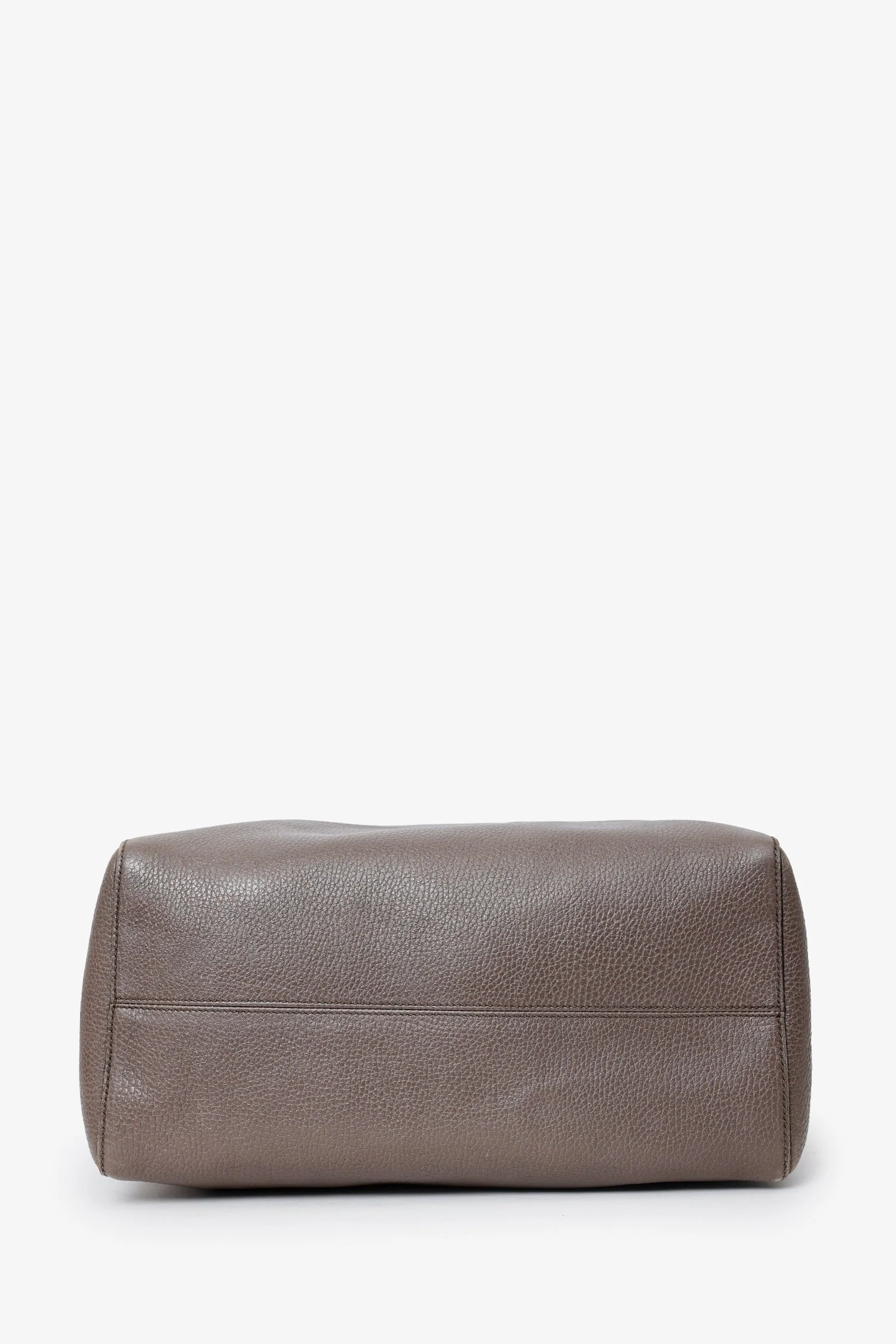 Gucci Grey Leather Medium 'Swing Tote' - Image 5