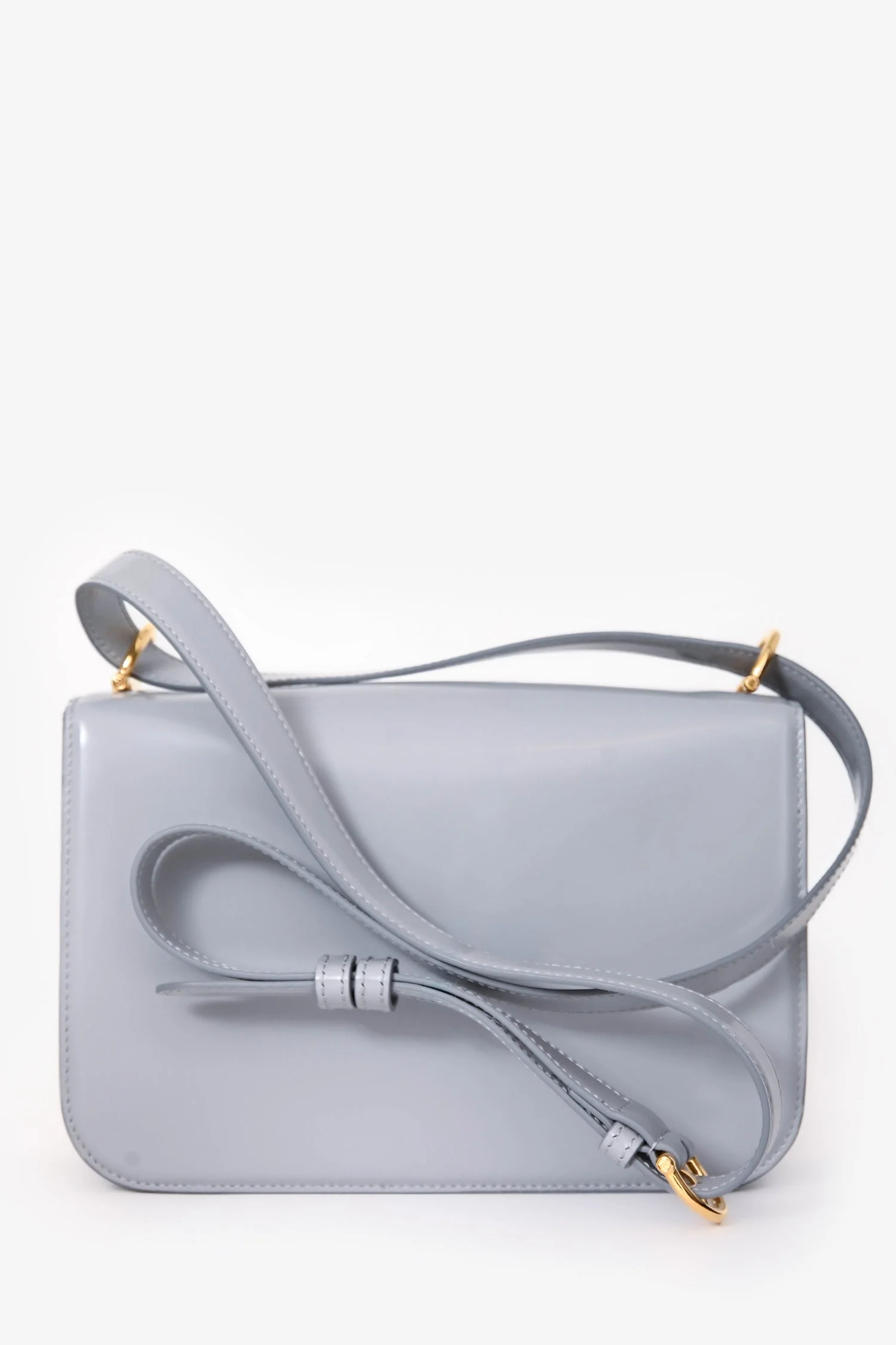 Gucci Grey Patent 'Siena' Small Shoulder Bag - Image 2