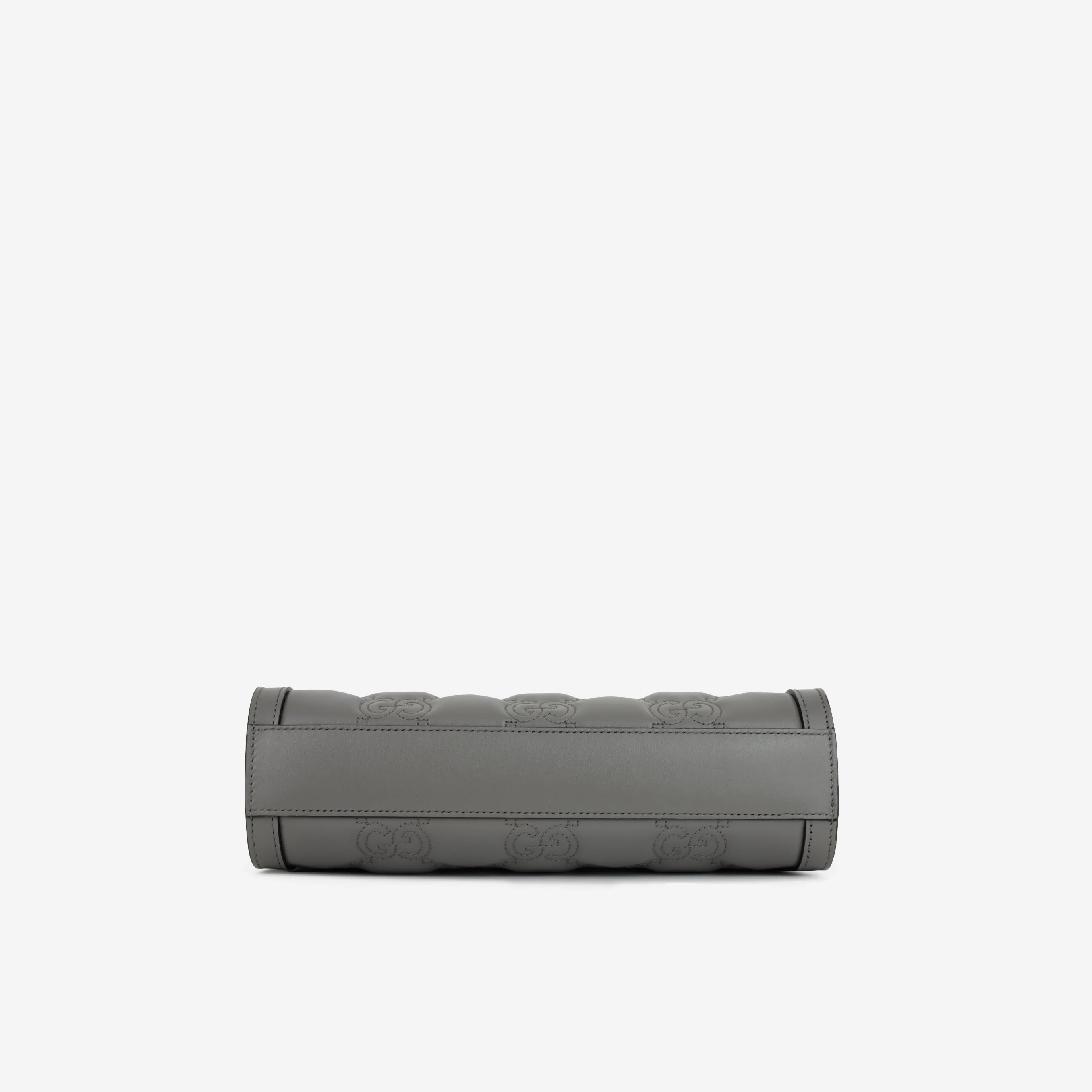 Gucci Ophidia Clasp Clutch on Chain - Grey GG Calfskin | Gold Hardware - Image 3