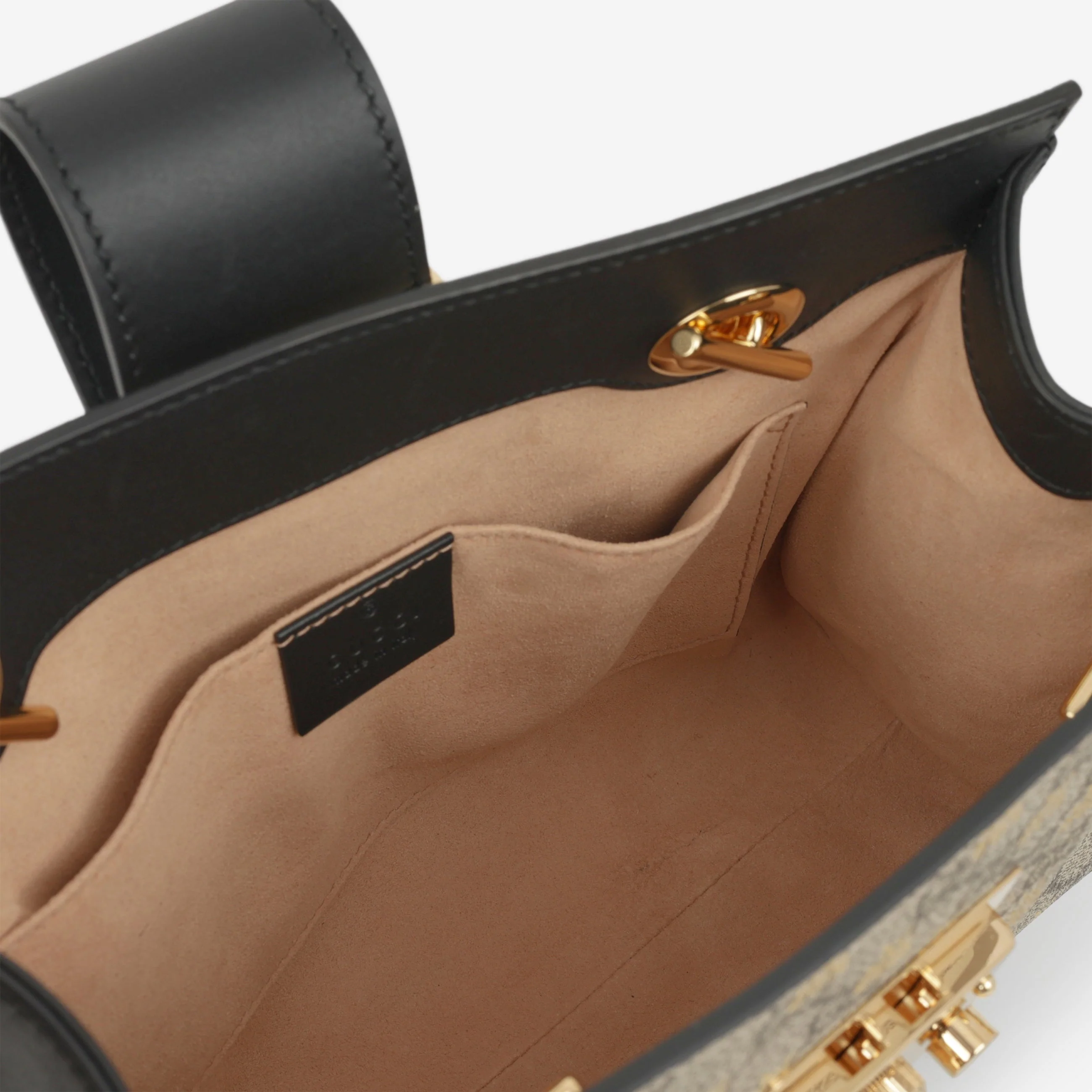 Gucci Padlock GG Supreme Bee Shoulder Bag - GG Supreme Canvas | Gold Hardware - Image 5