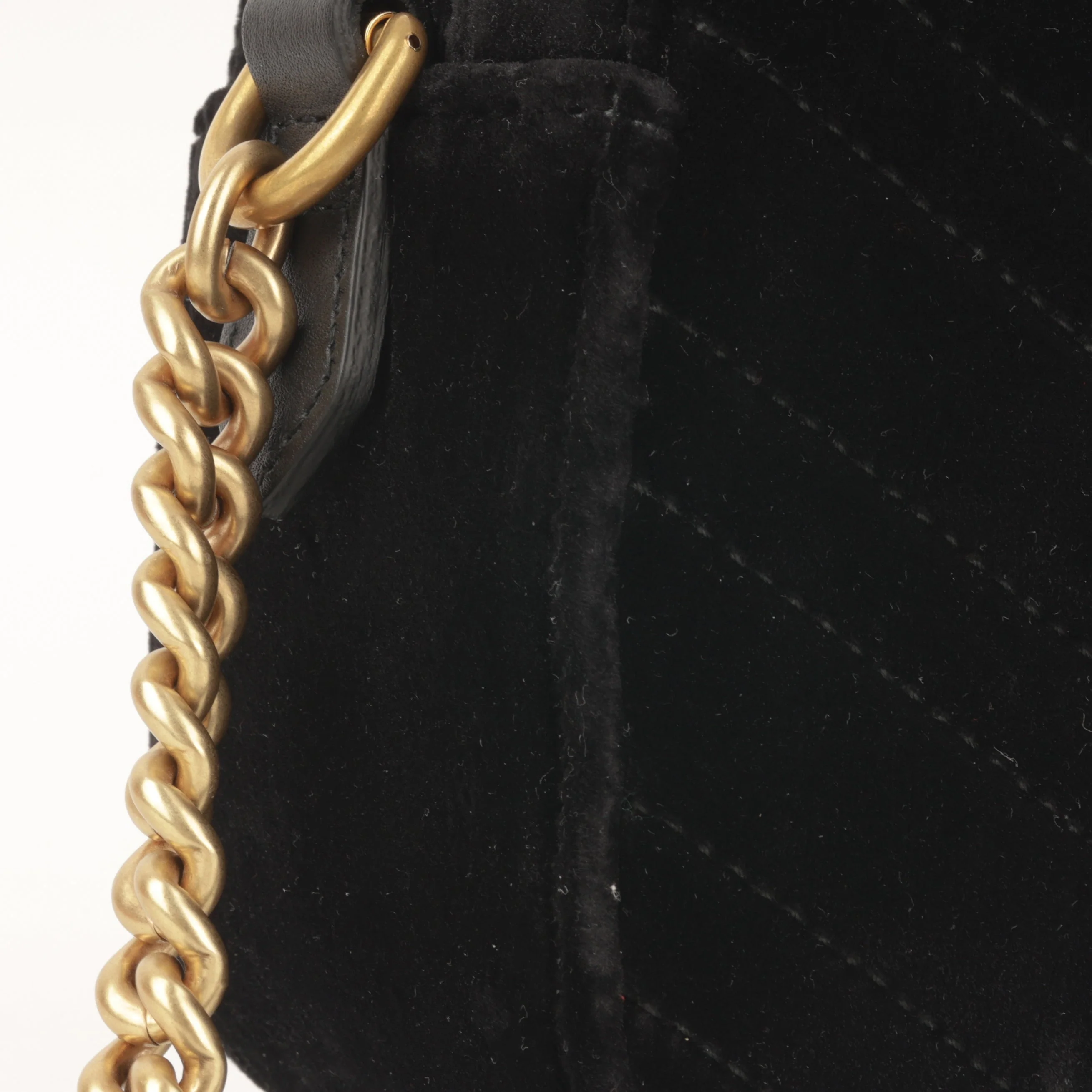 Gucci Small GG Marmont - Black Velvet | Gold Hardware - Image 5