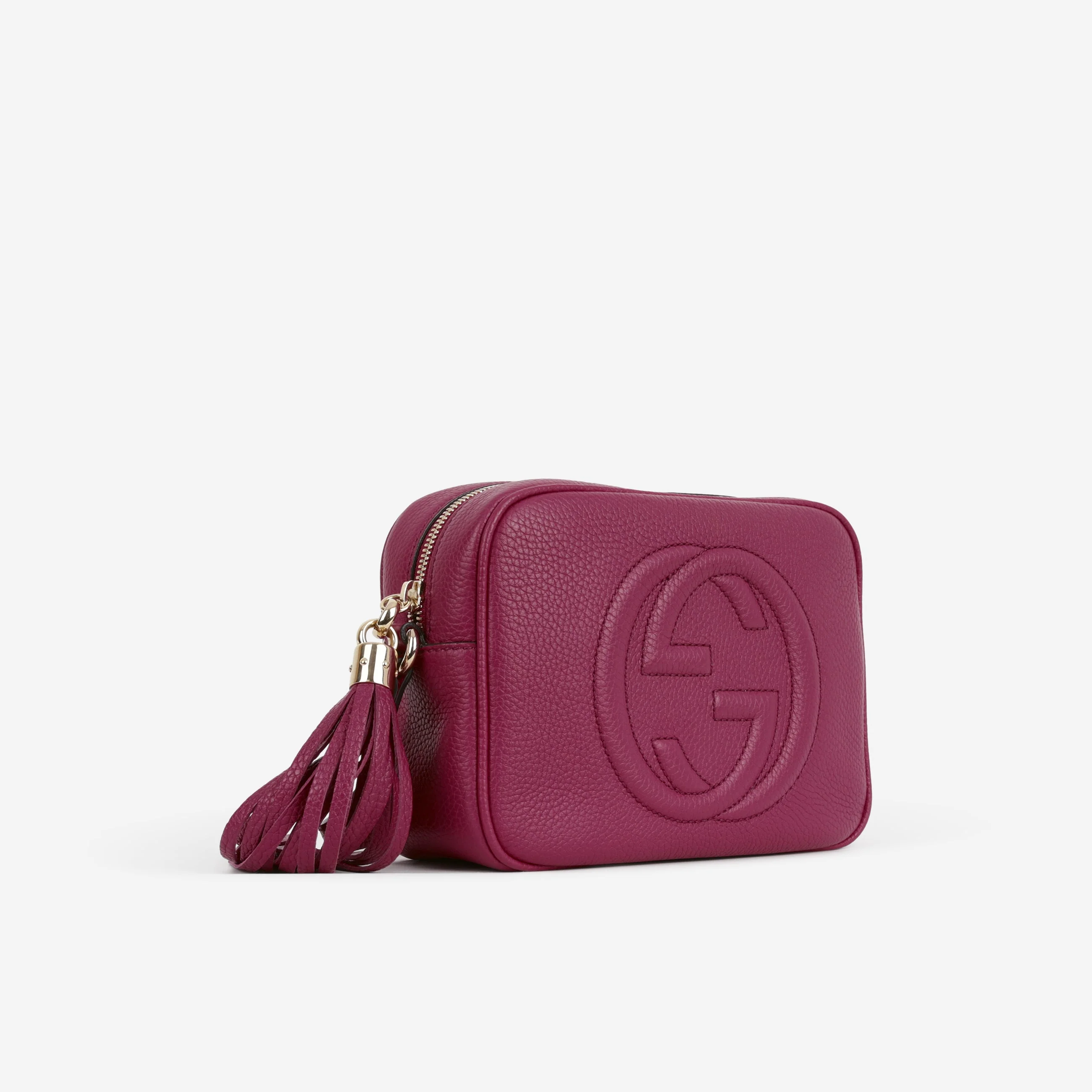 Gucci Soho Disco Crossbody - Magenta Taurillon | Gold Hardware - Image 2