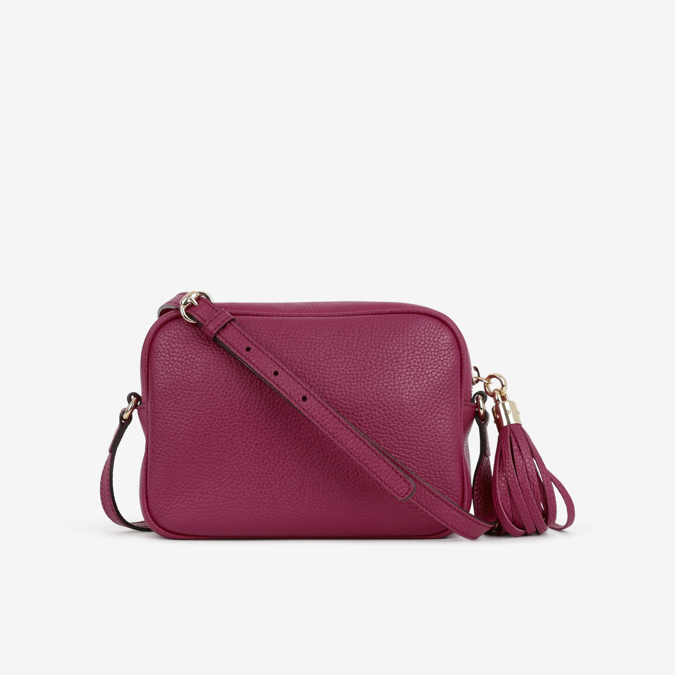 Gucci Soho Disco Crossbody - Magenta Taurillon | Gold Hardware - Image 3