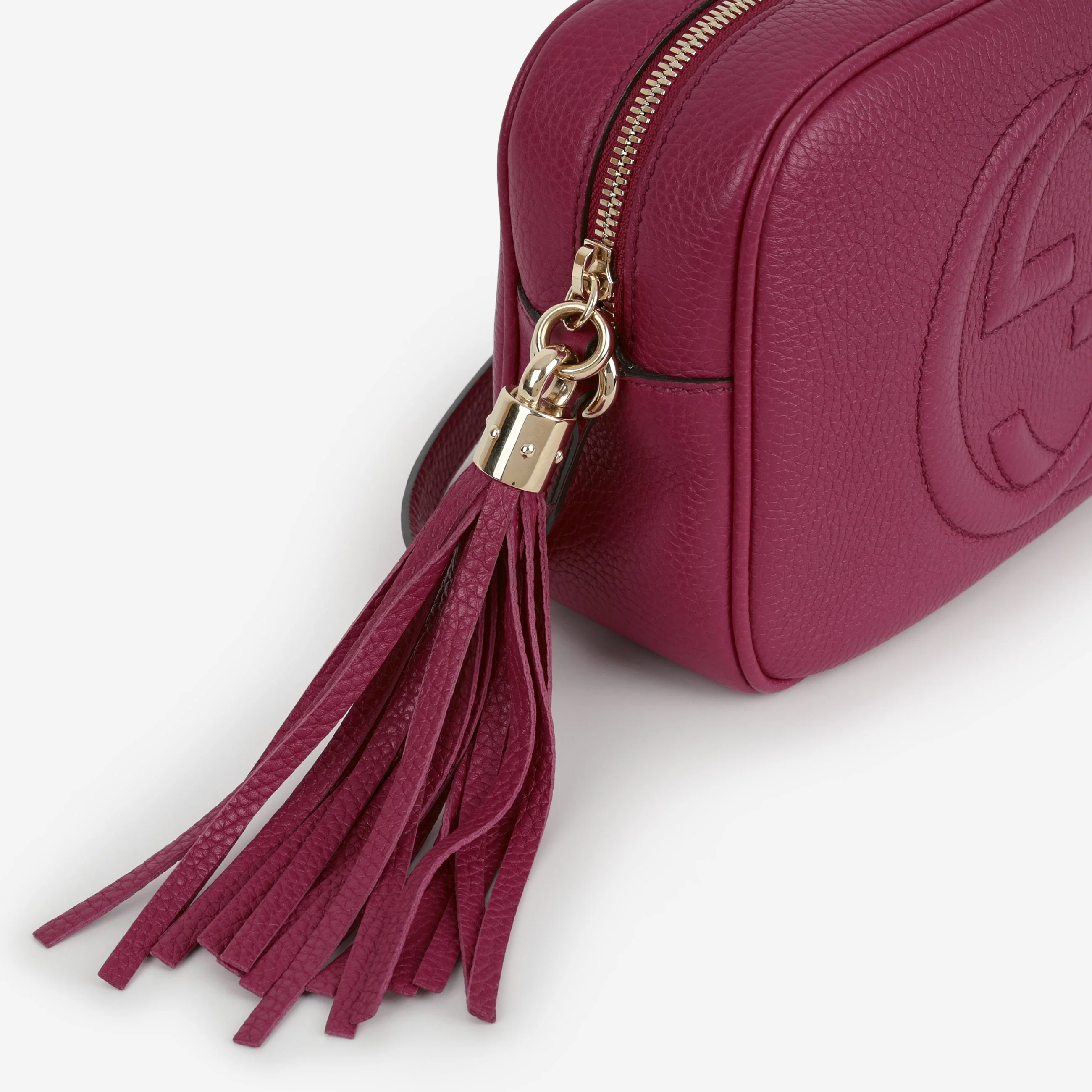 Gucci Soho Disco Crossbody - Magenta Taurillon | Gold Hardware - Image 6