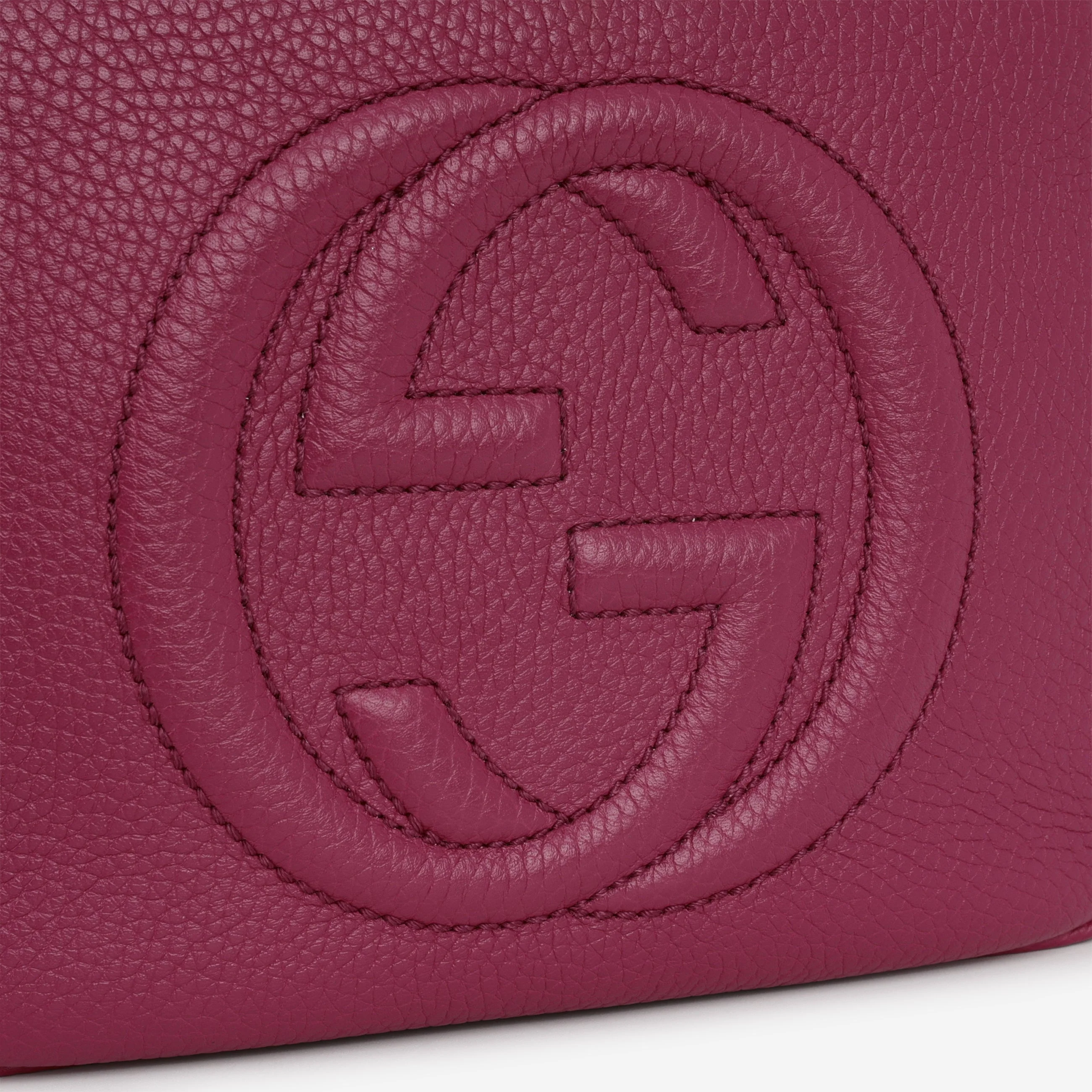 Gucci Soho Disco Crossbody - Magenta Taurillon | Gold Hardware - Image 7