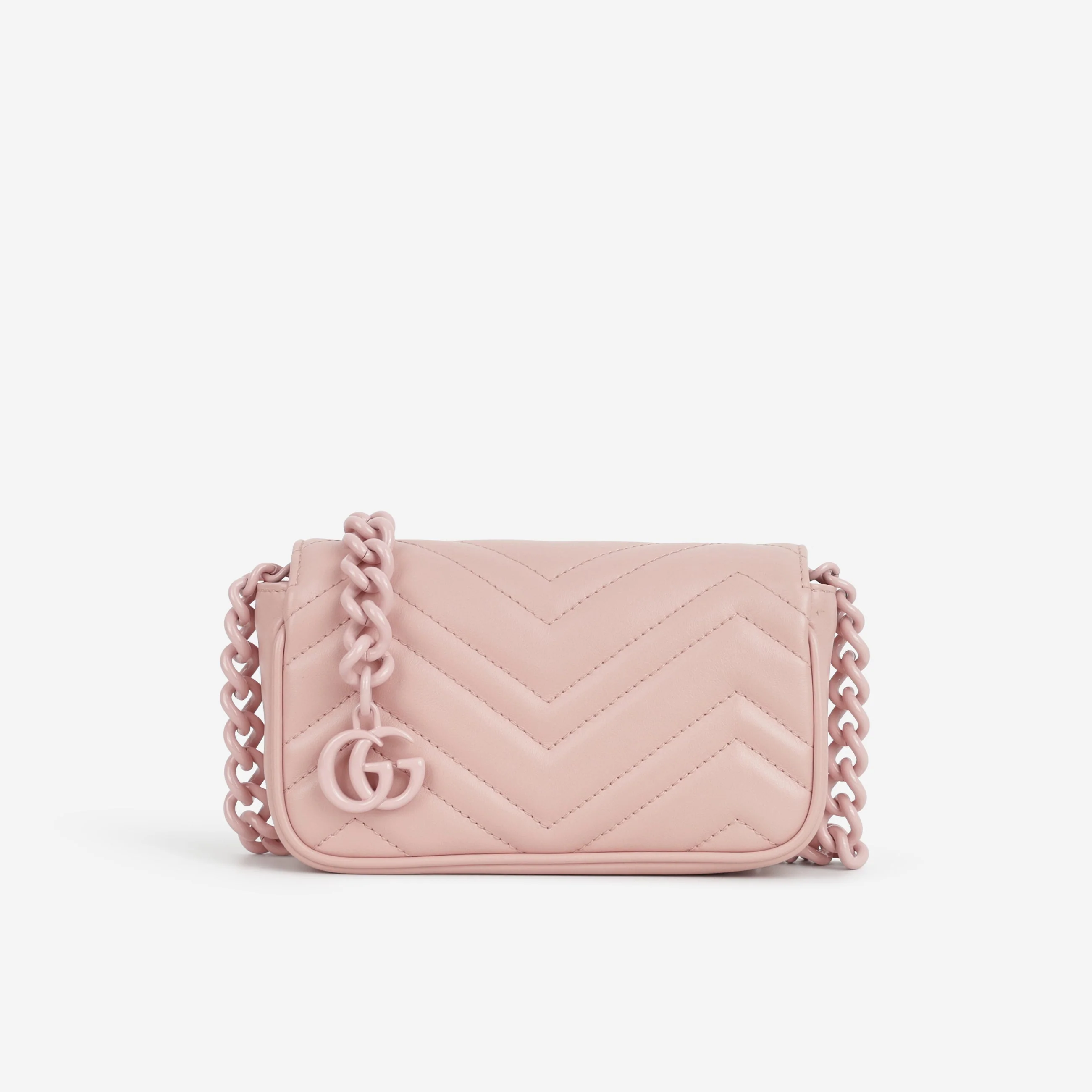Gucci Super Mini Marmont - So Pink Calfskin | Pink Hardware - Image 4