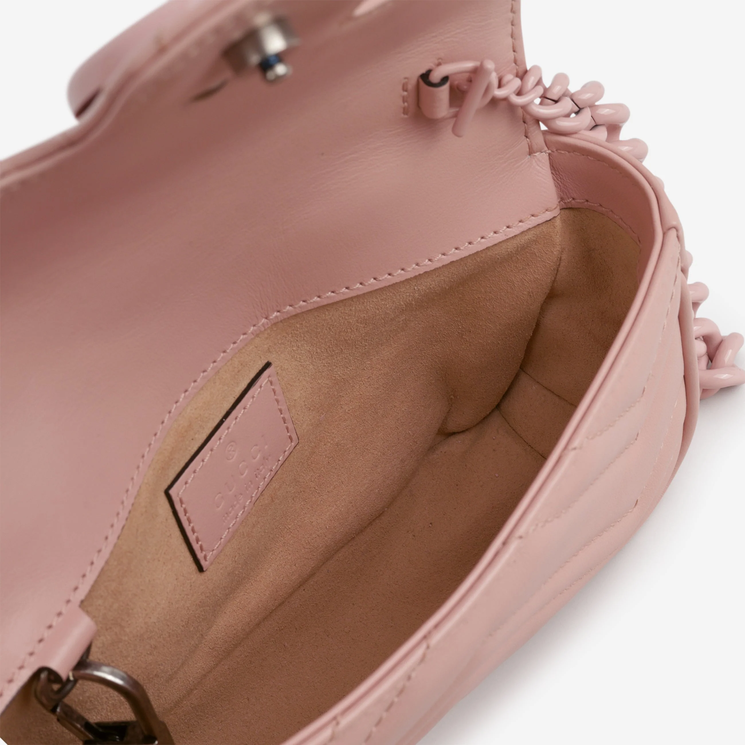 Gucci Super Mini Marmont - So Pink Calfskin | Pink Hardware - Image 5