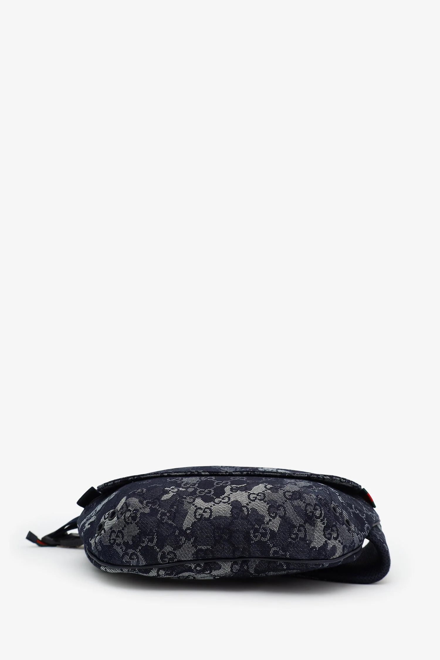 Gucci Navy Denim Camouflage Belt Bag - Image 6