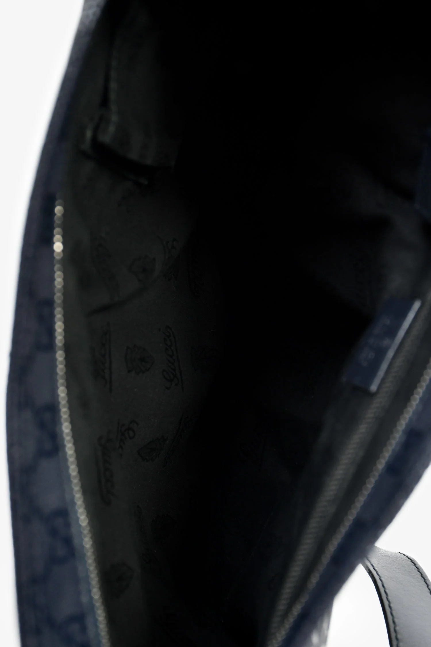 Gucci Navy GG Logo 'Imprime' Messenger Bag - Image 6