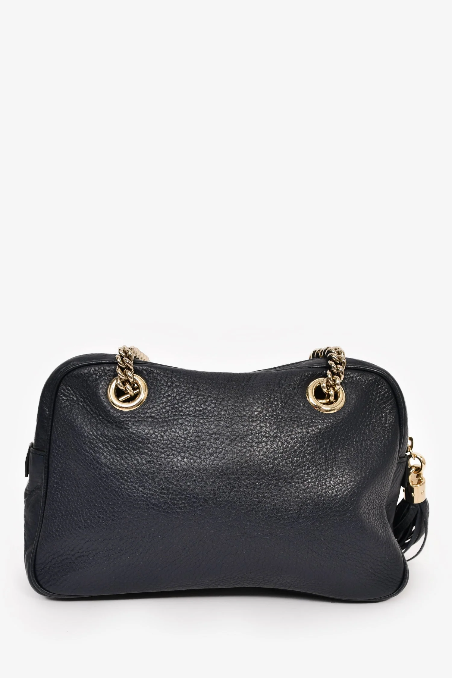 Gucci Navy Leather GG 'Soho' Camera Shoulder Bag - Image 2