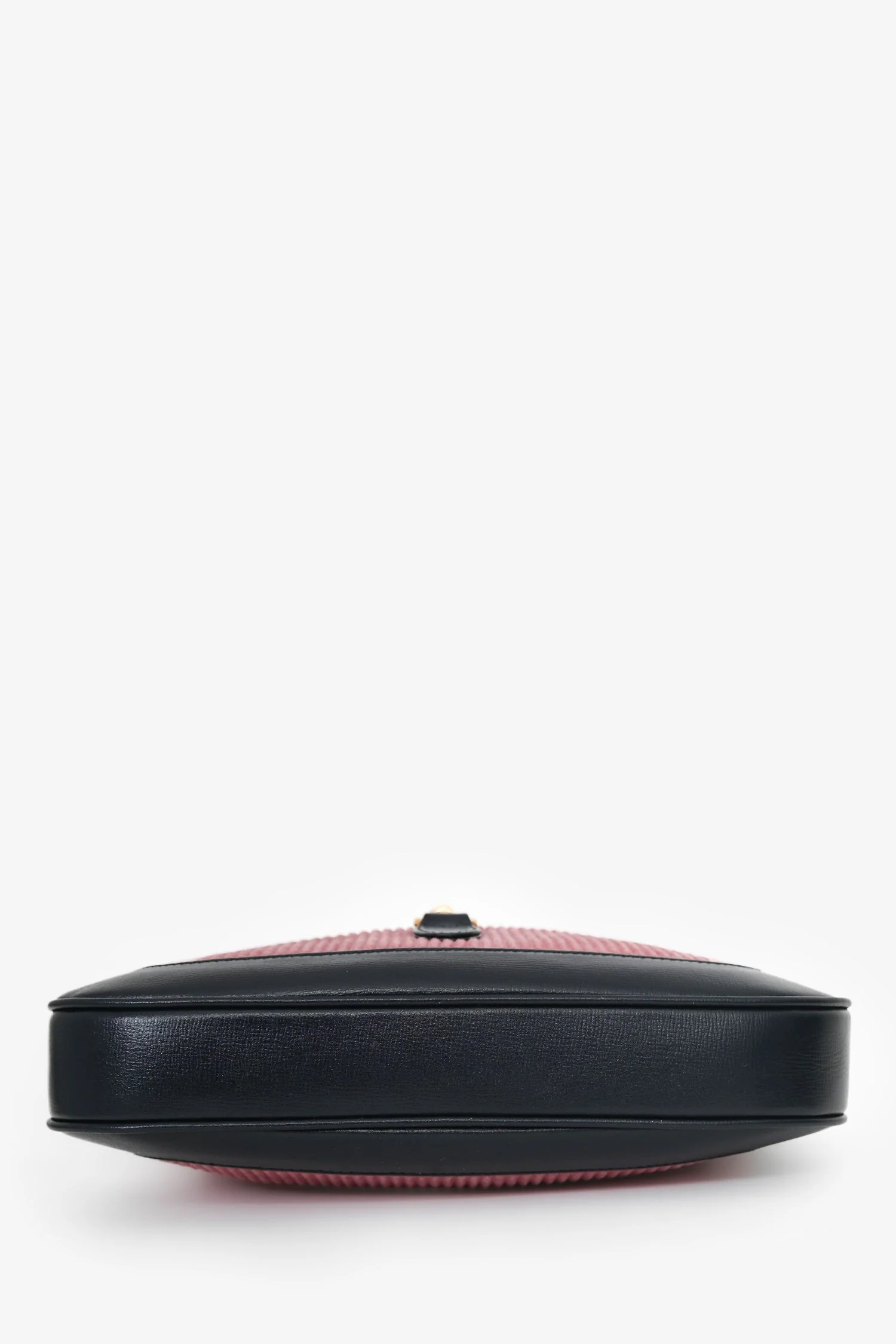 Gucci Navy/Pink Leather/Corduroy Jackie 1961 Shoulder Bag - Image 5