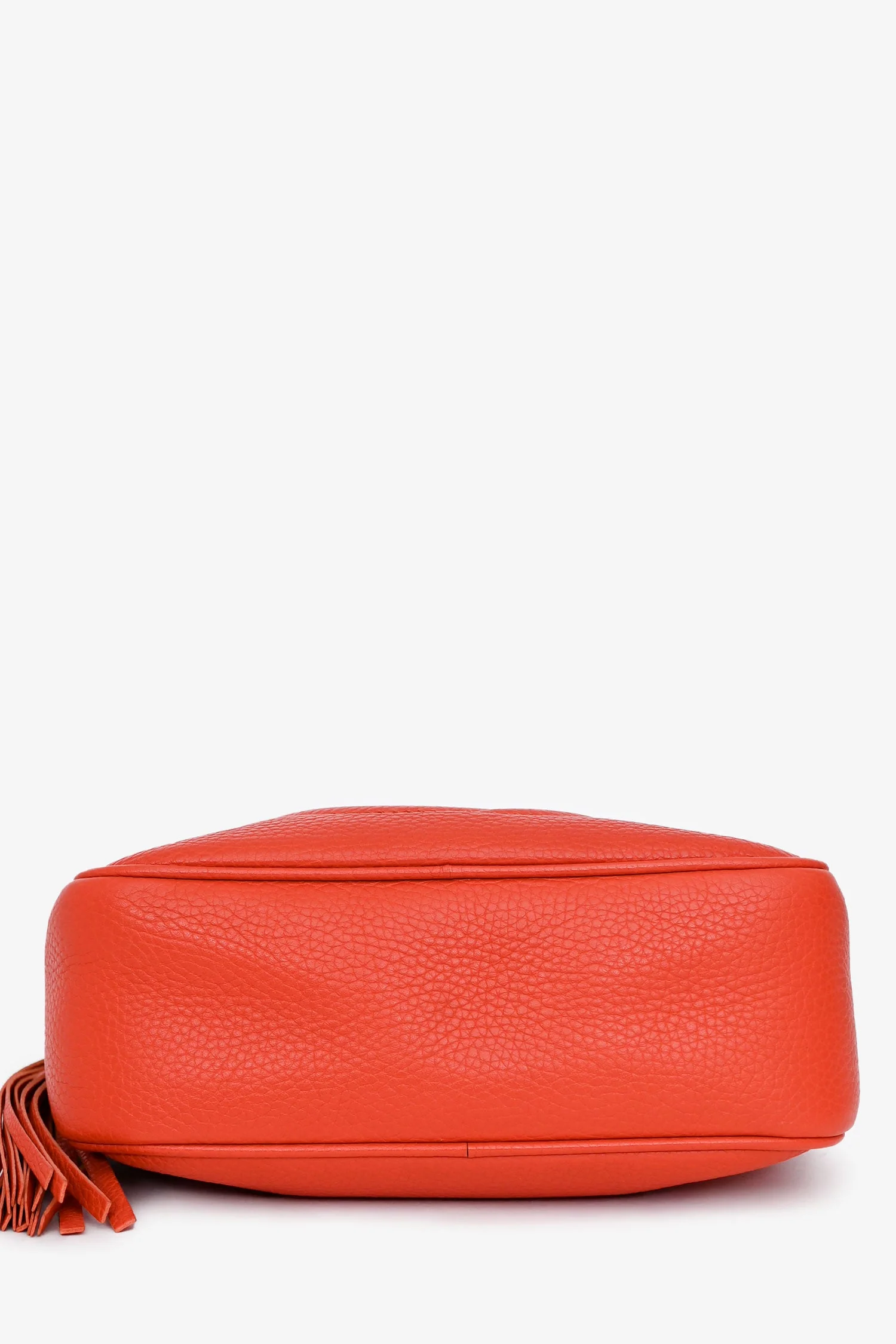 Gucci Orange Leather Soho Disco Crossbody - Image 5