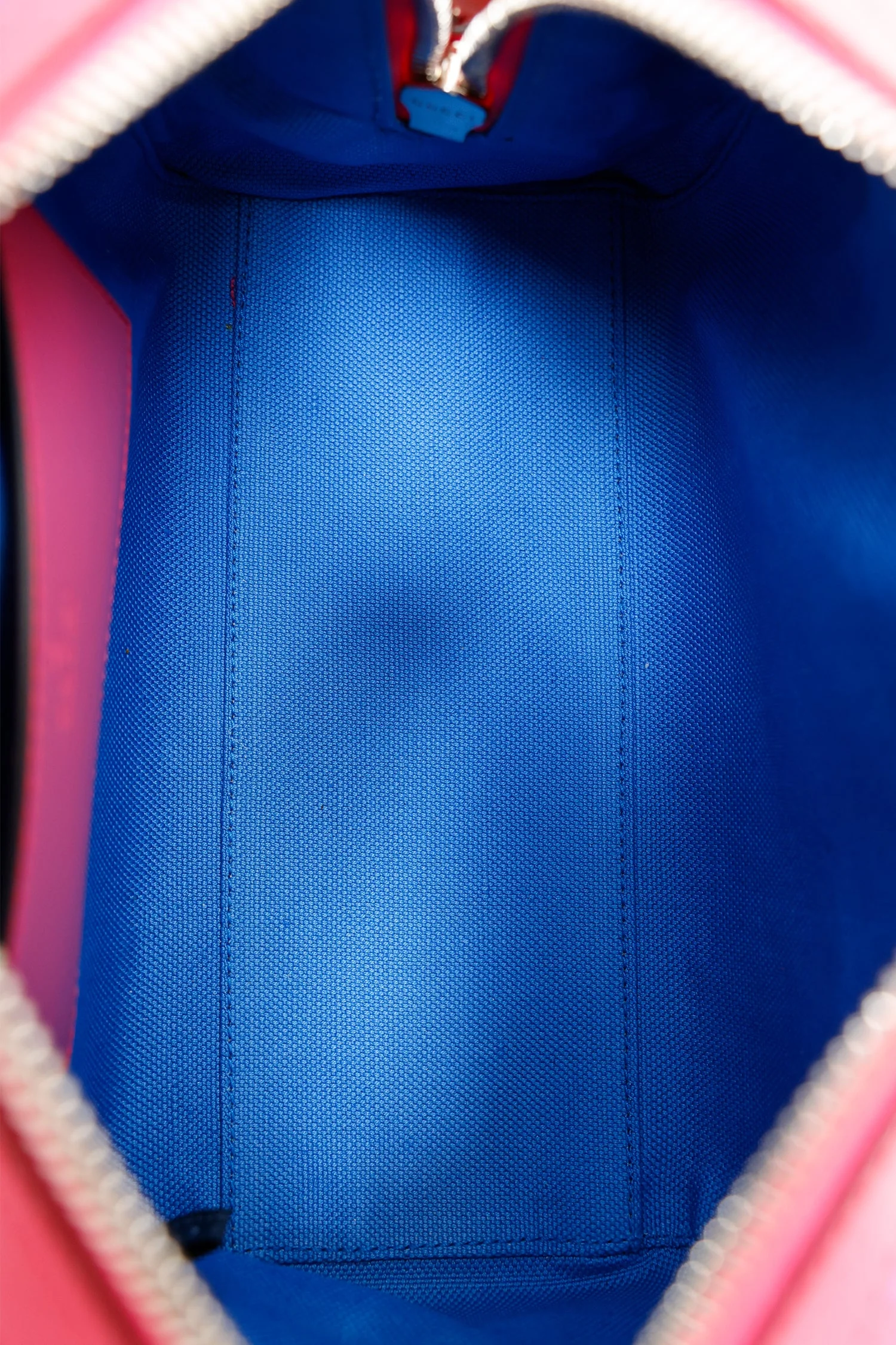 Gucci Pink/Blue GG Embossed Mini Top Handle Duffle Bag Crossbody - Image 7