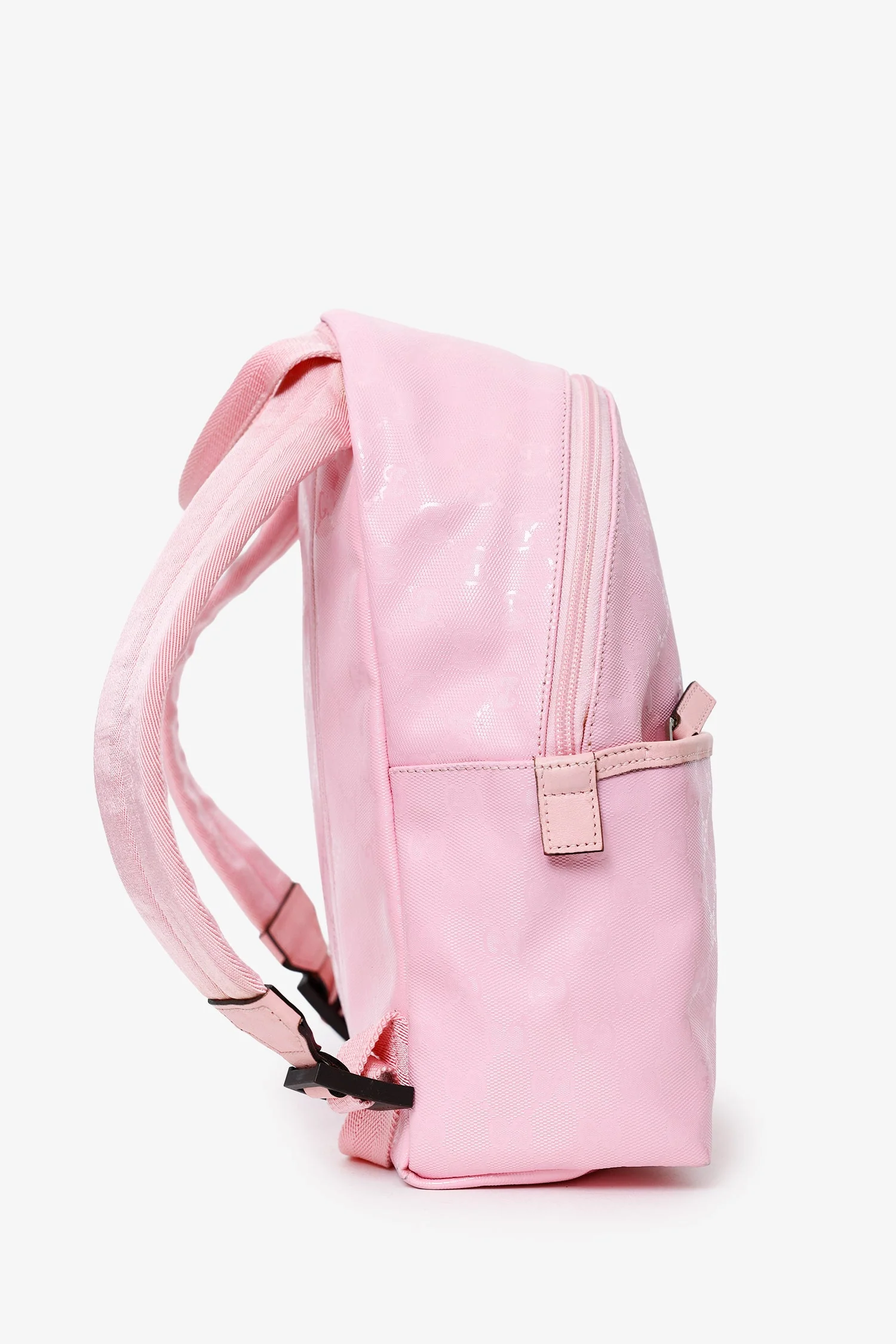 Gucci Pink GG Imprime Kids Backpack - Image 2