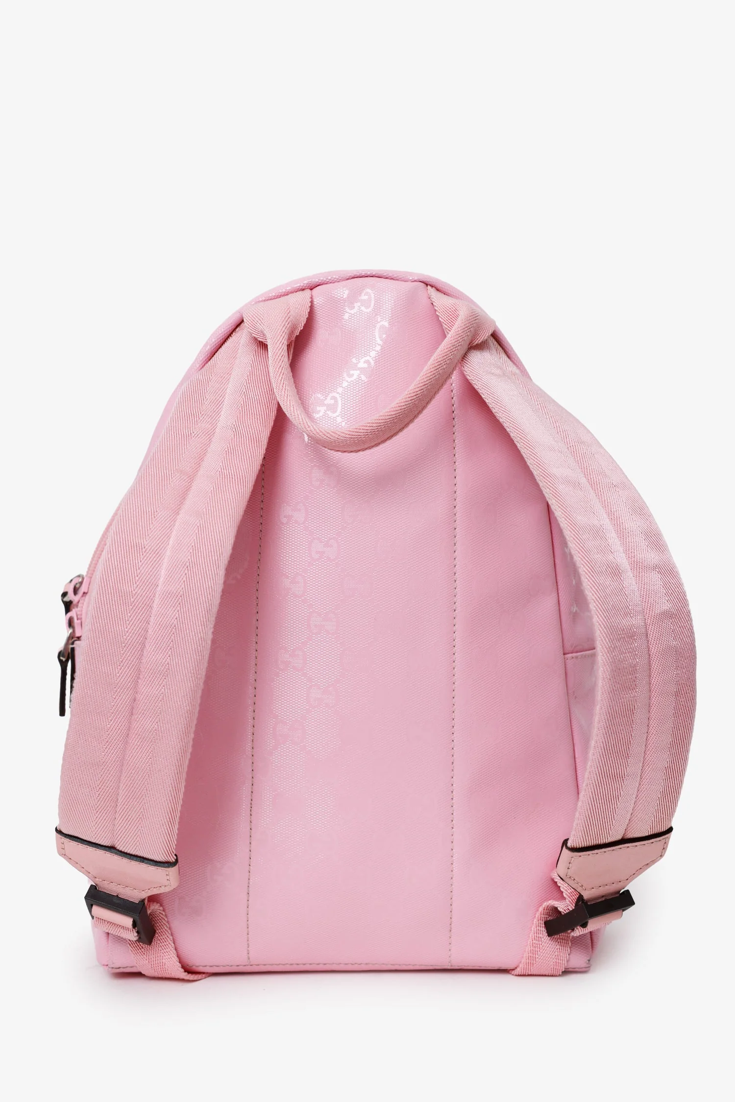 Gucci Pink GG Imprime Kids Backpack - Image 3