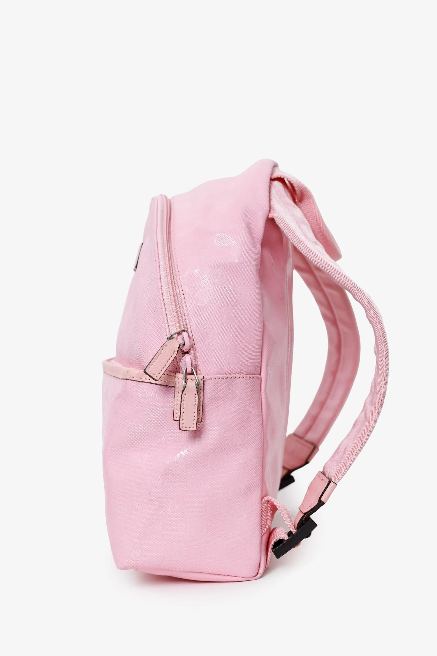 Gucci Pink GG Imprime Kids Backpack - Image 4