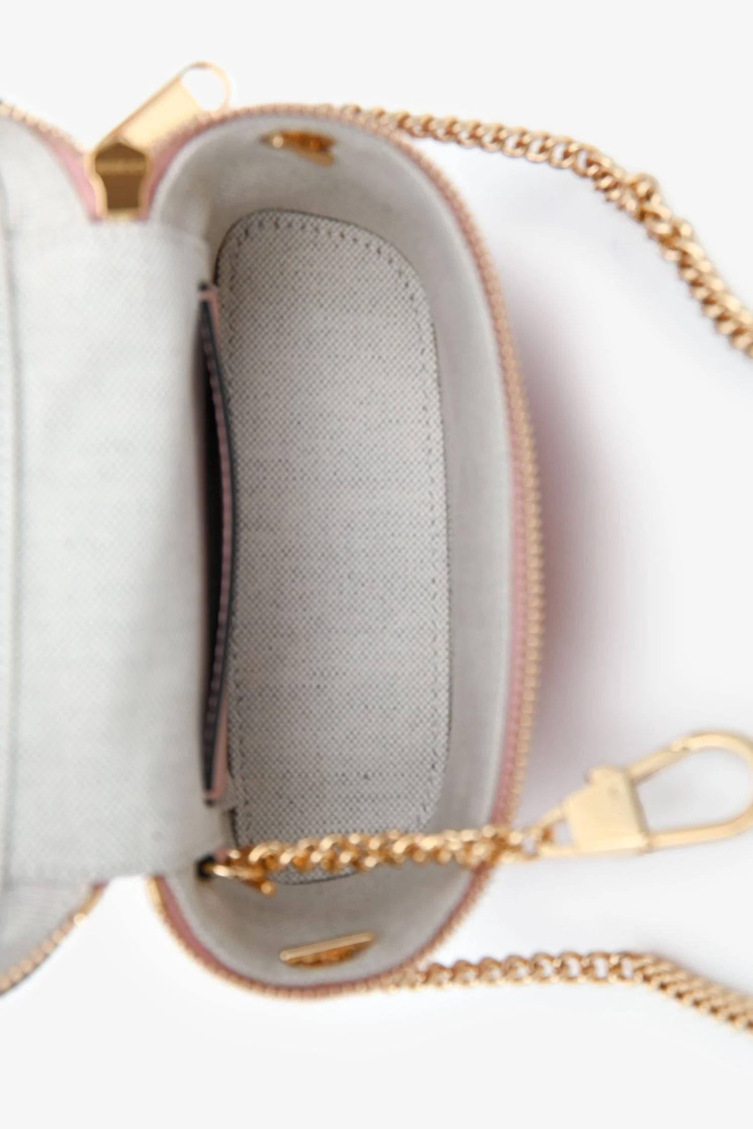 Gucci Pink Leather Matelasse GG Vanity Mini Top Handle Bag - Image 6
