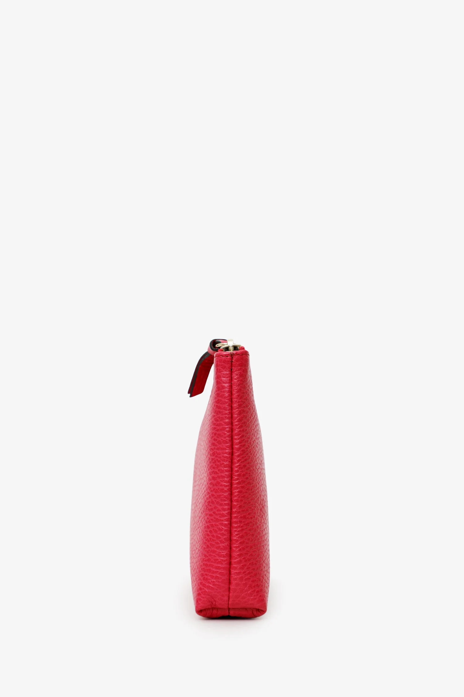 Gucci Pink Pebbled Leather Swing Clutch - Image 4