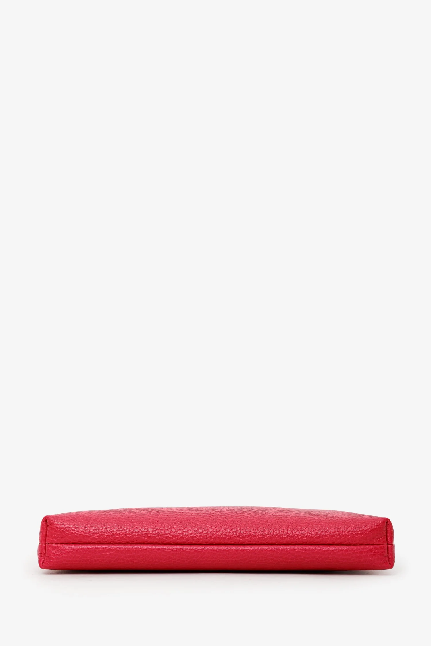 Gucci Pink Pebbled Leather Swing Clutch - Image 5