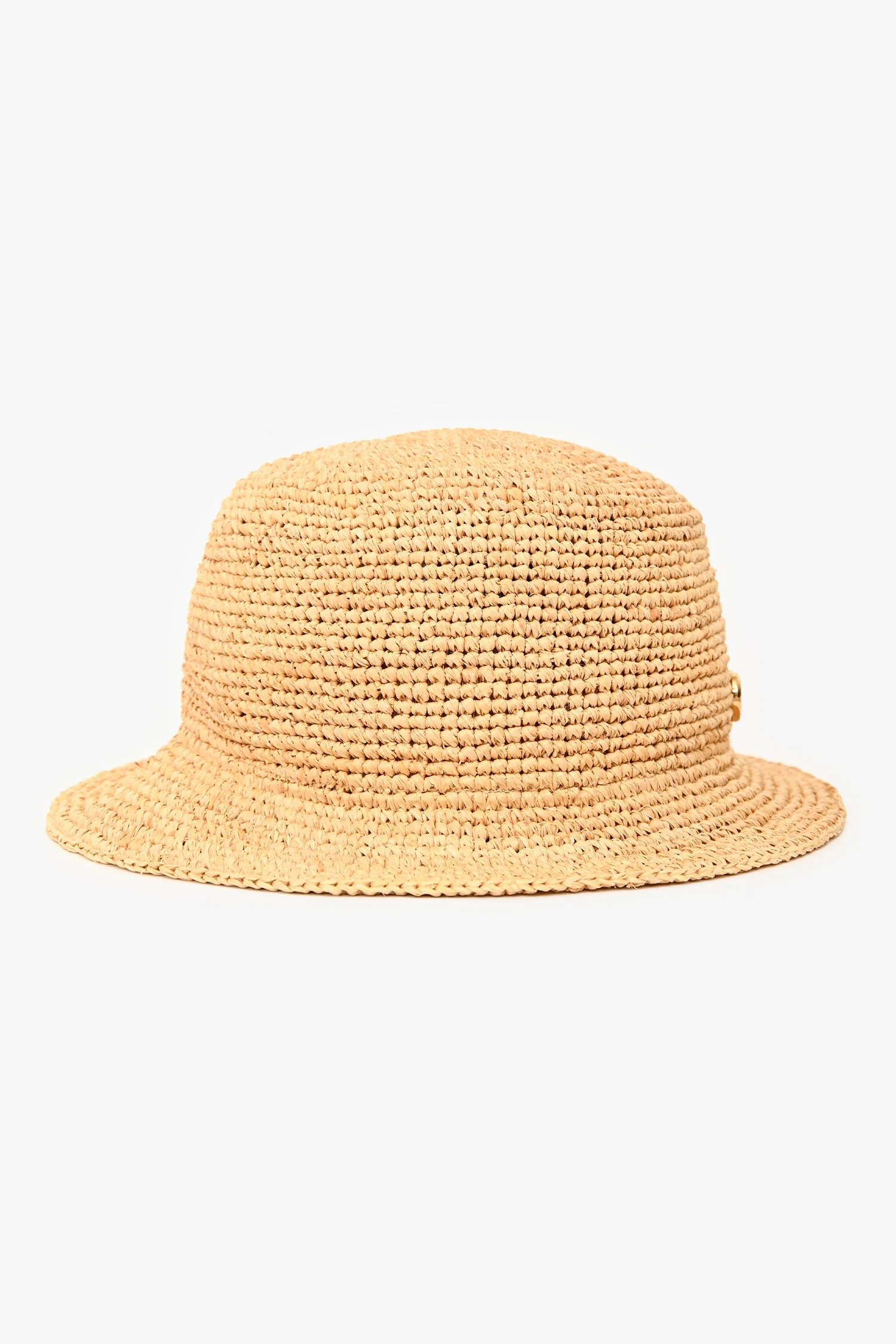 Gucci Raffia GG Logo Bucket Hat Size M - Image 2