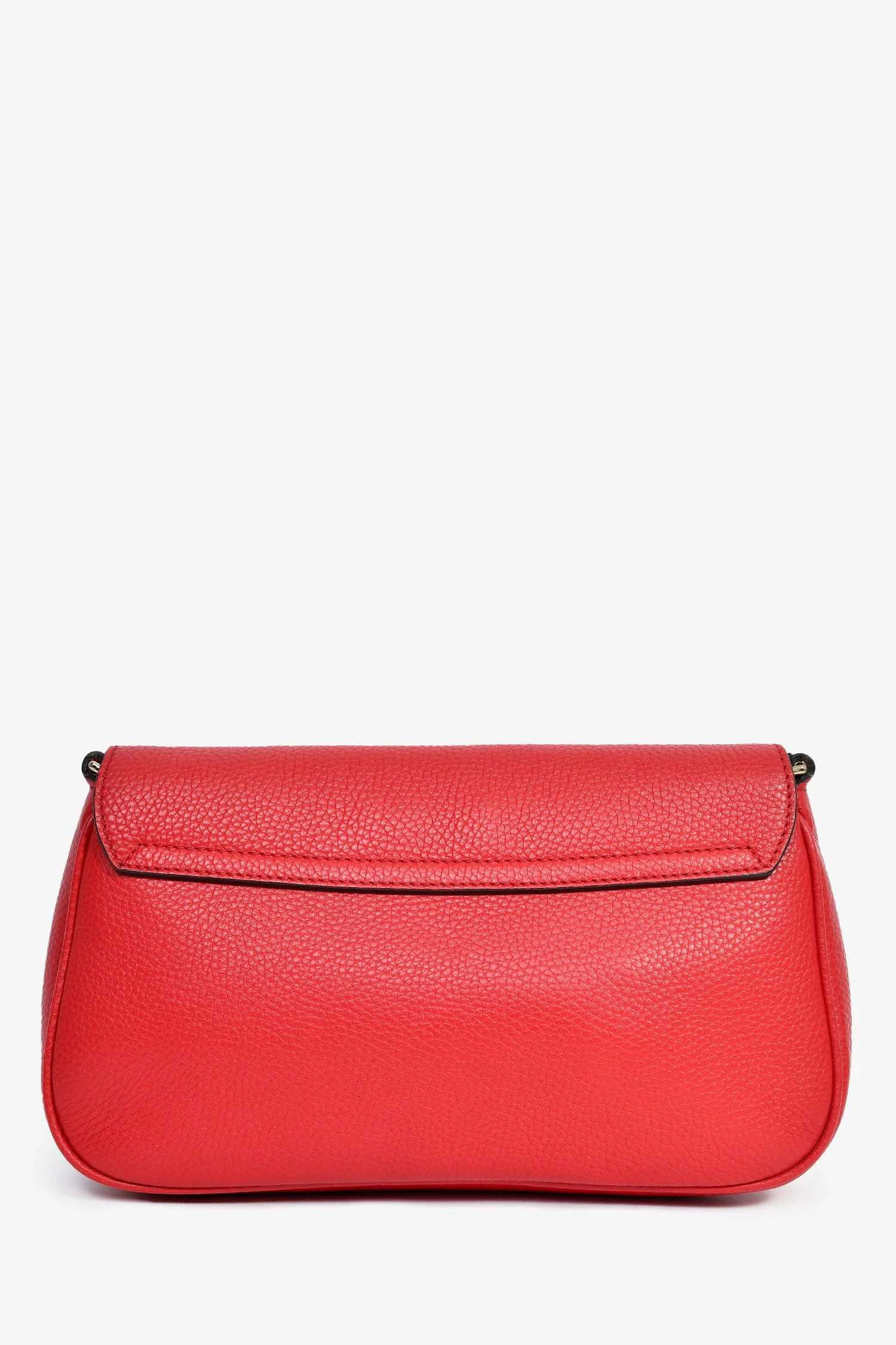 Gucci Red Grained Leather Soho Chained Shoulder Bag - Image 2