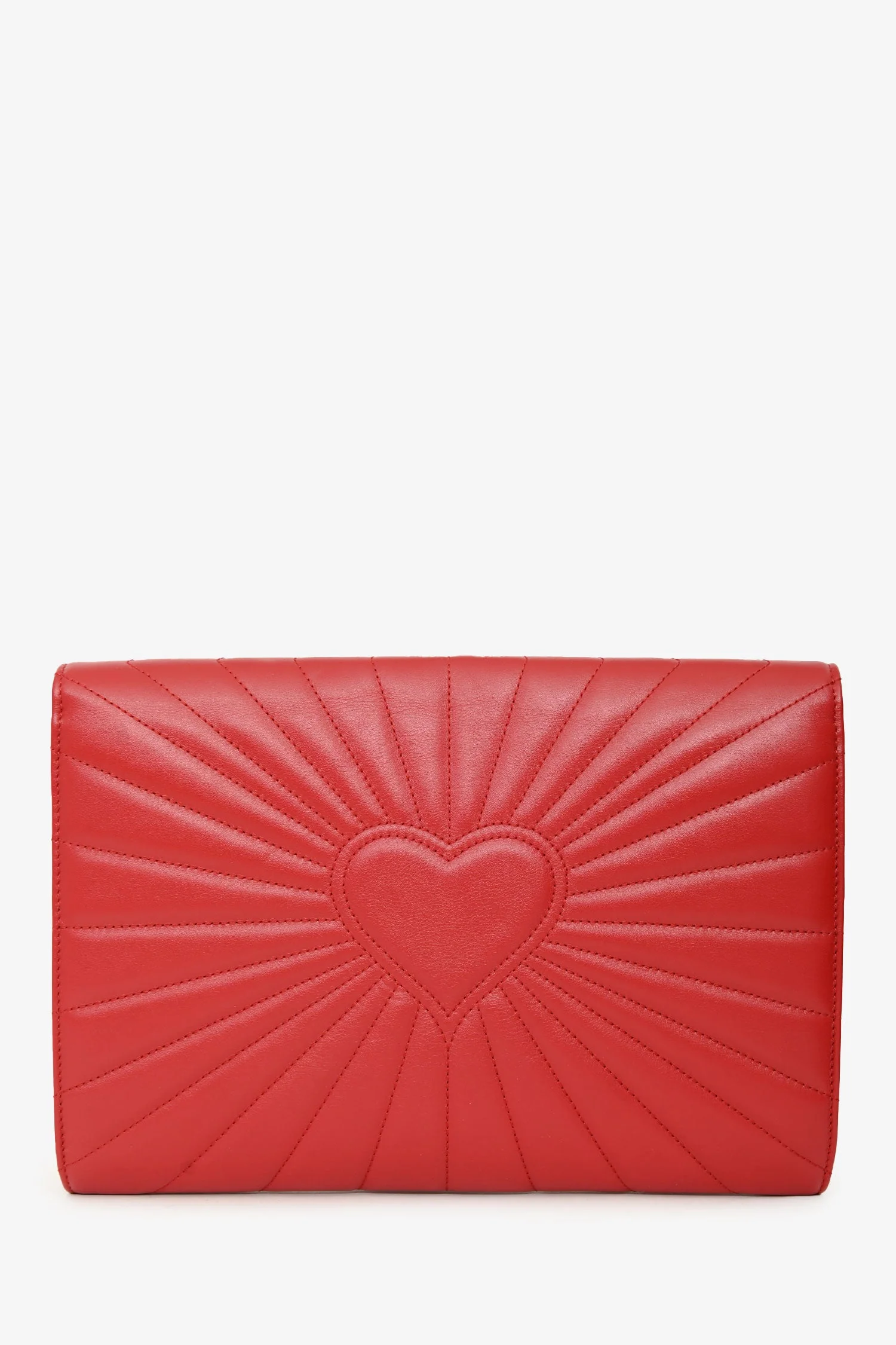 Gucci Red Leather Quilted Queen Margaret Clutch - Image 2