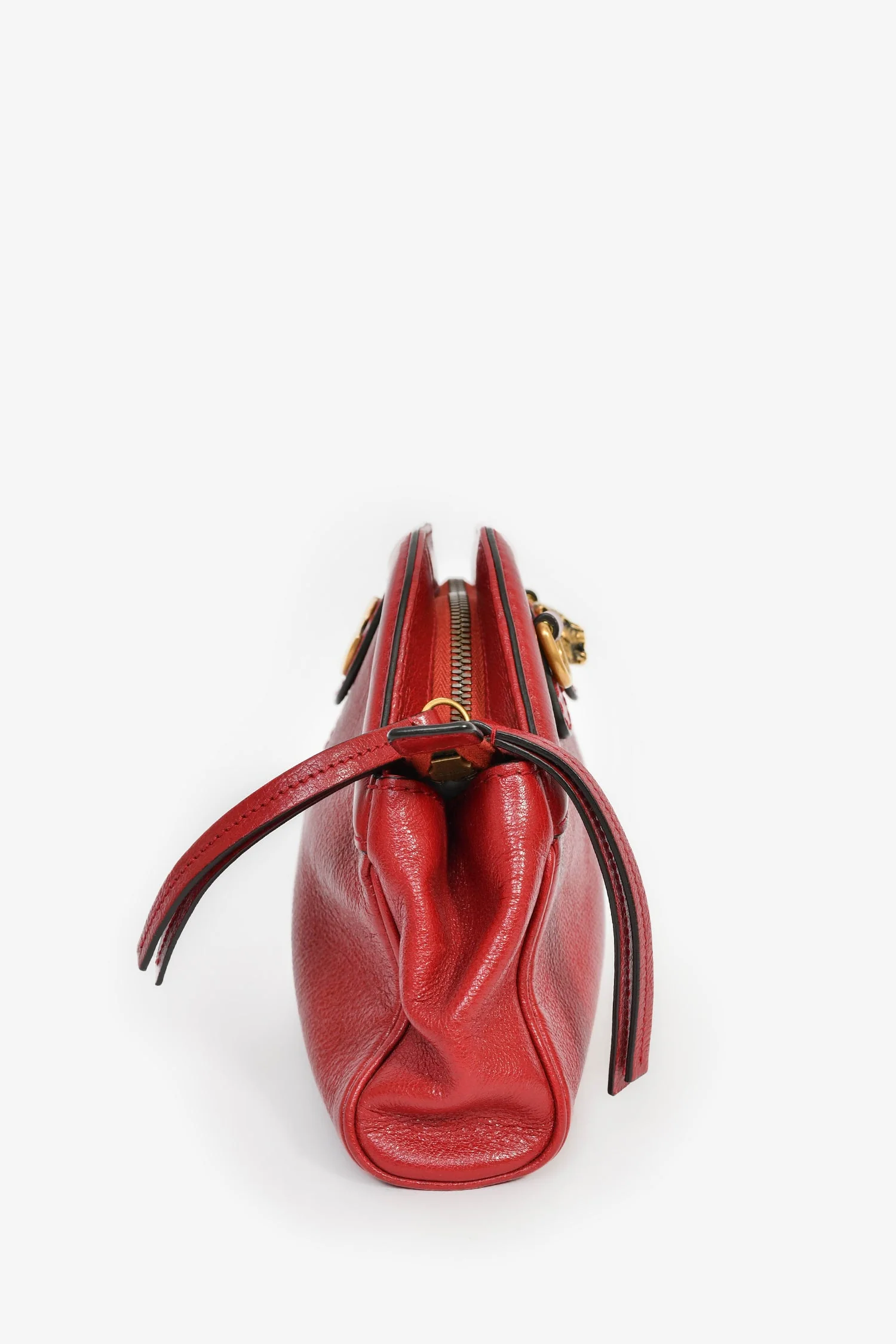 Gucci Red Leather Small Leather Re(belle) Crossbody Bag - Image 3