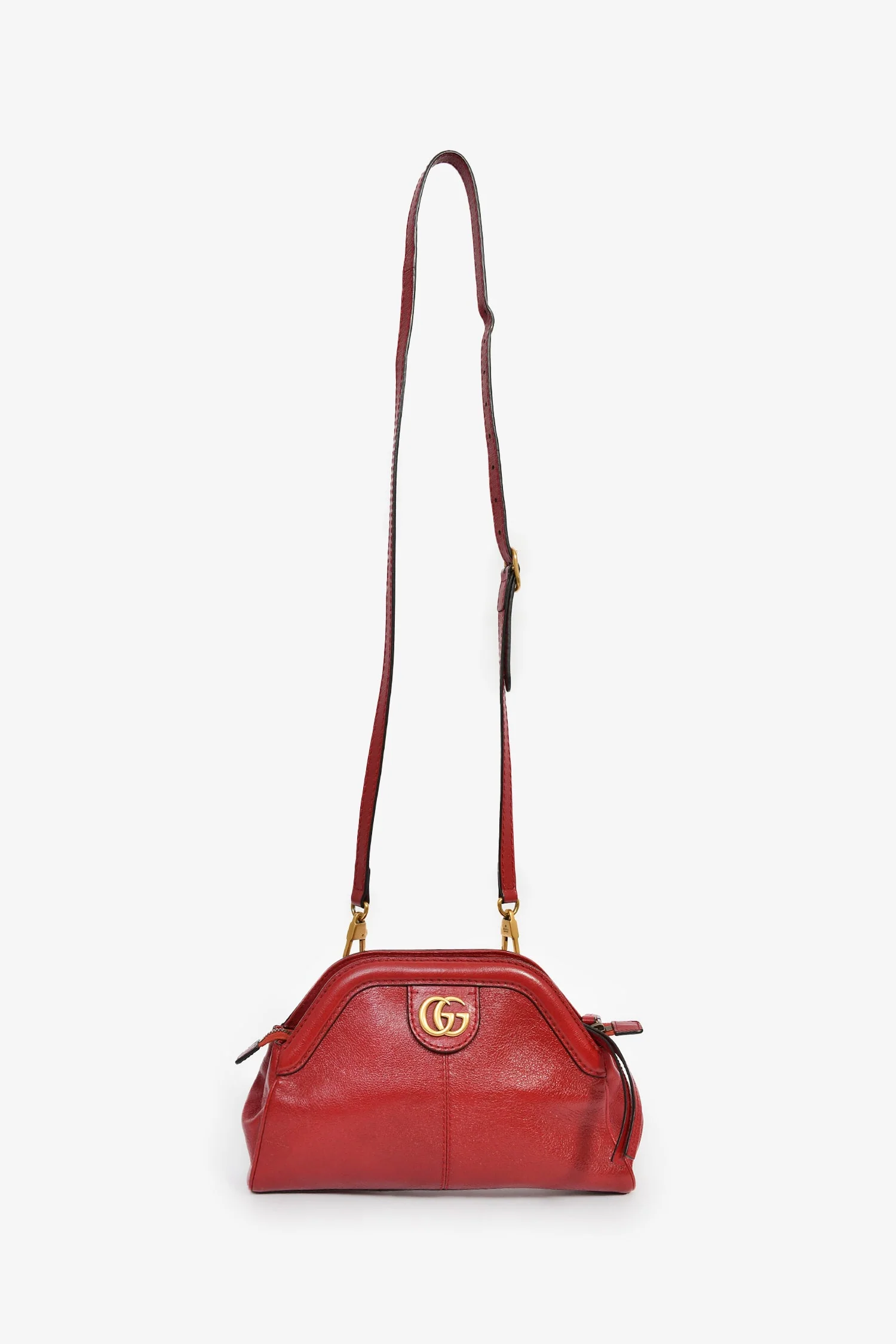 Gucci Red Leather Small Leather Re(belle) Crossbody Bag - Image 7