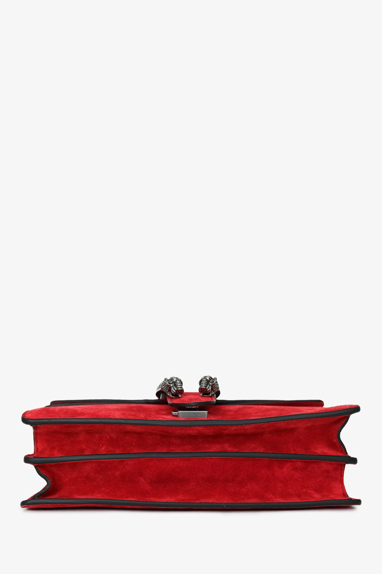 Gucci Red Suede 'Dionysus' Medium Shoulder Bag - Image 5