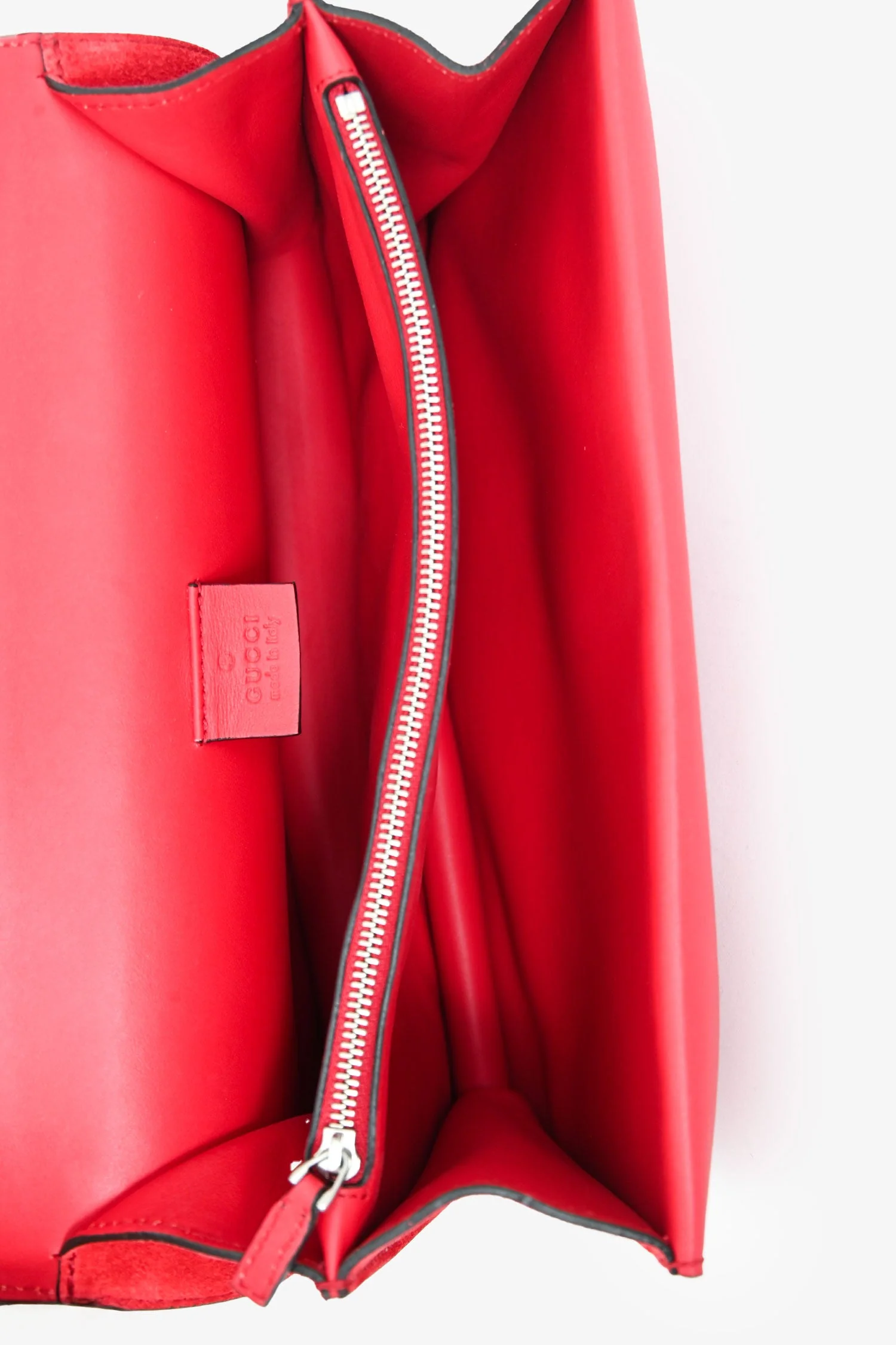 Gucci Red Suede 'Dionysus' Medium Shoulder Bag - Image 6