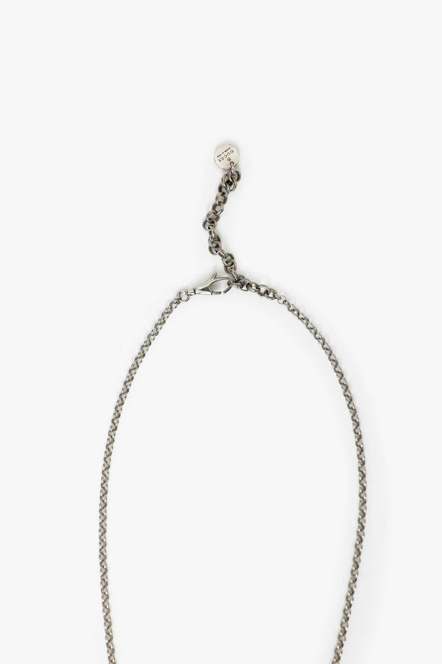 Gucci Silver Ghost Cloud Pendant Necklace - Image 4
