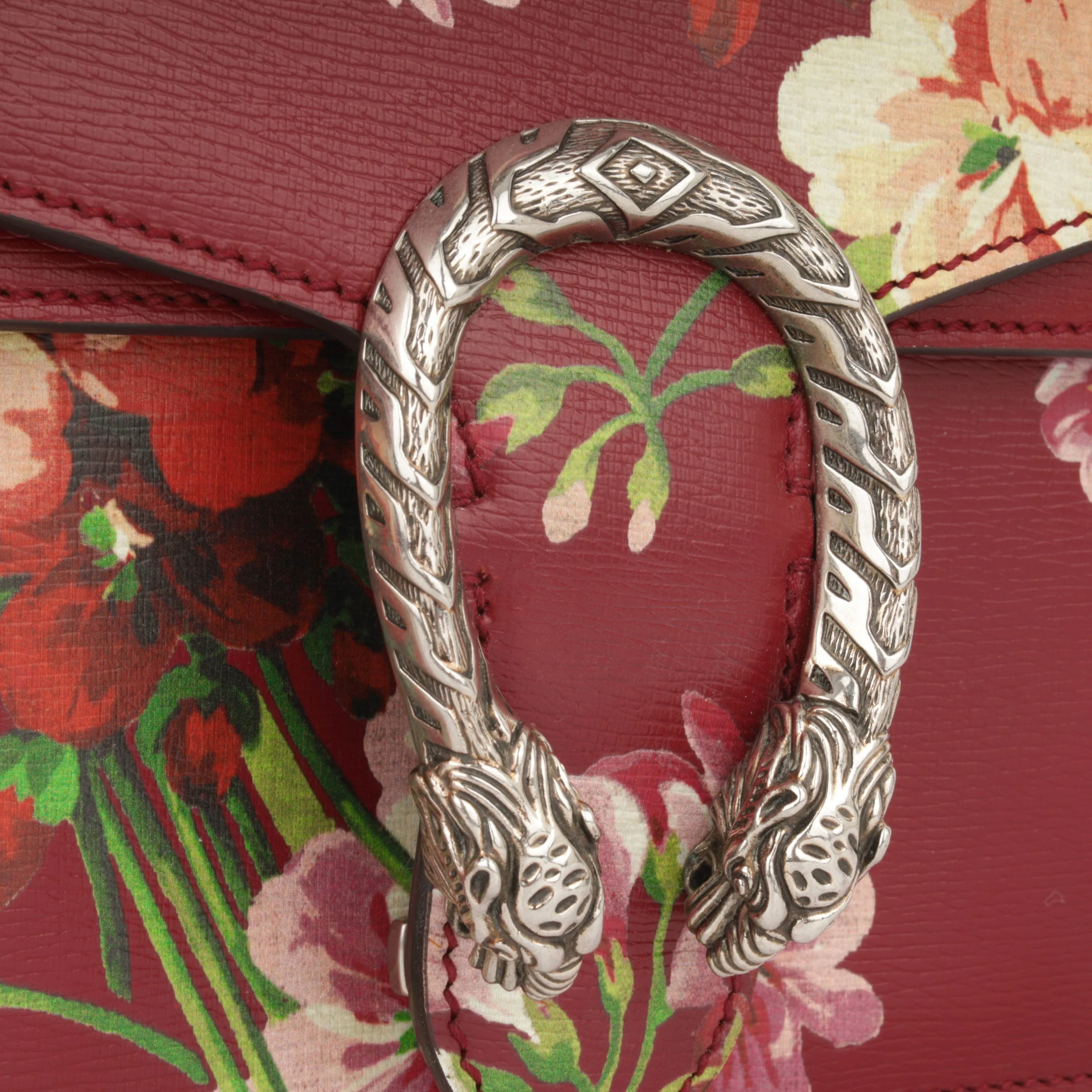 Gucci Small Dionysus -  Red Blooms Calfskin - Image 7