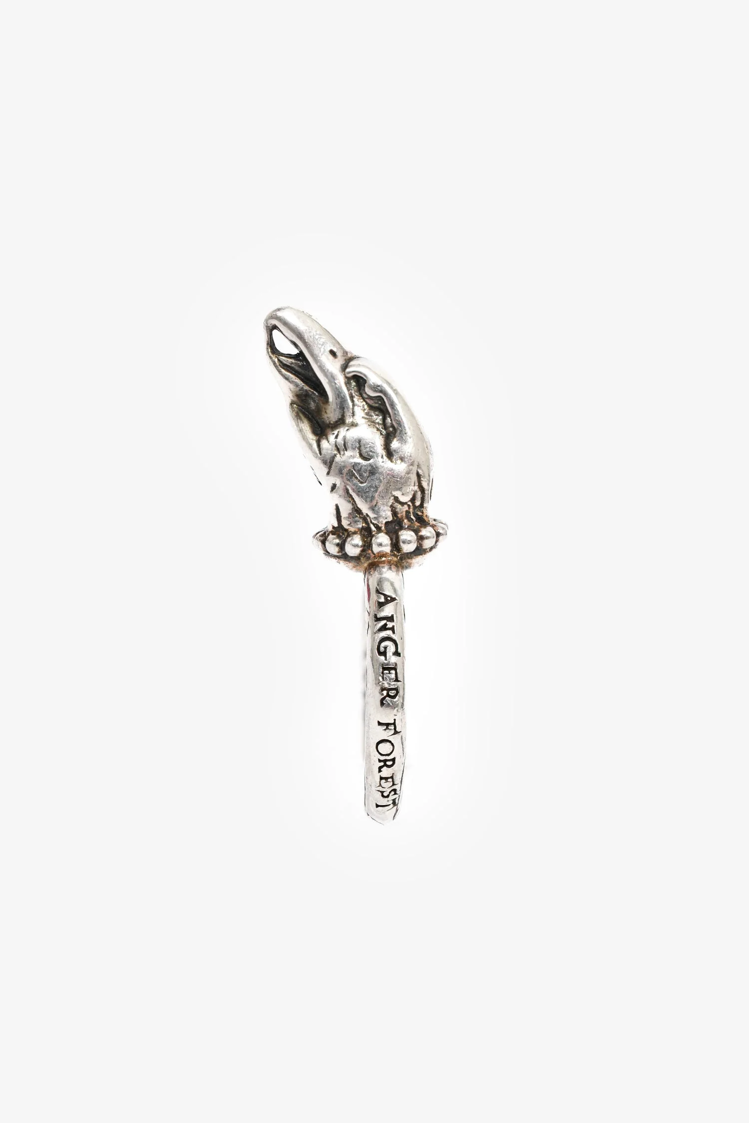 Gucci Sterling Silver 'Anger Forest' Eagle Ring Size 10 - Image 2