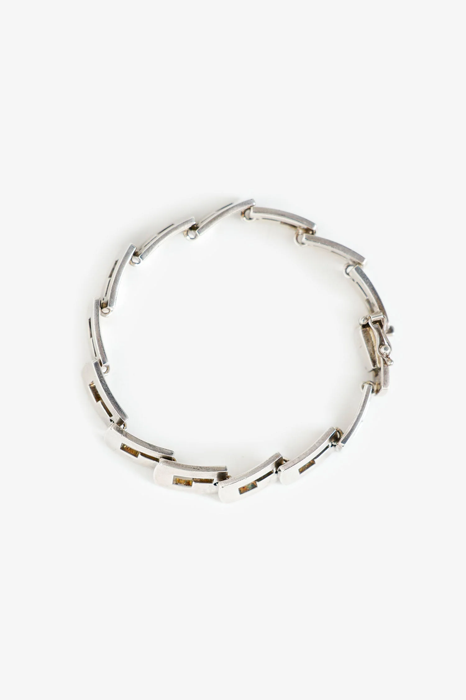 Gucci Sterling Silver G-Logo Link Chain Bracelet - Image 4