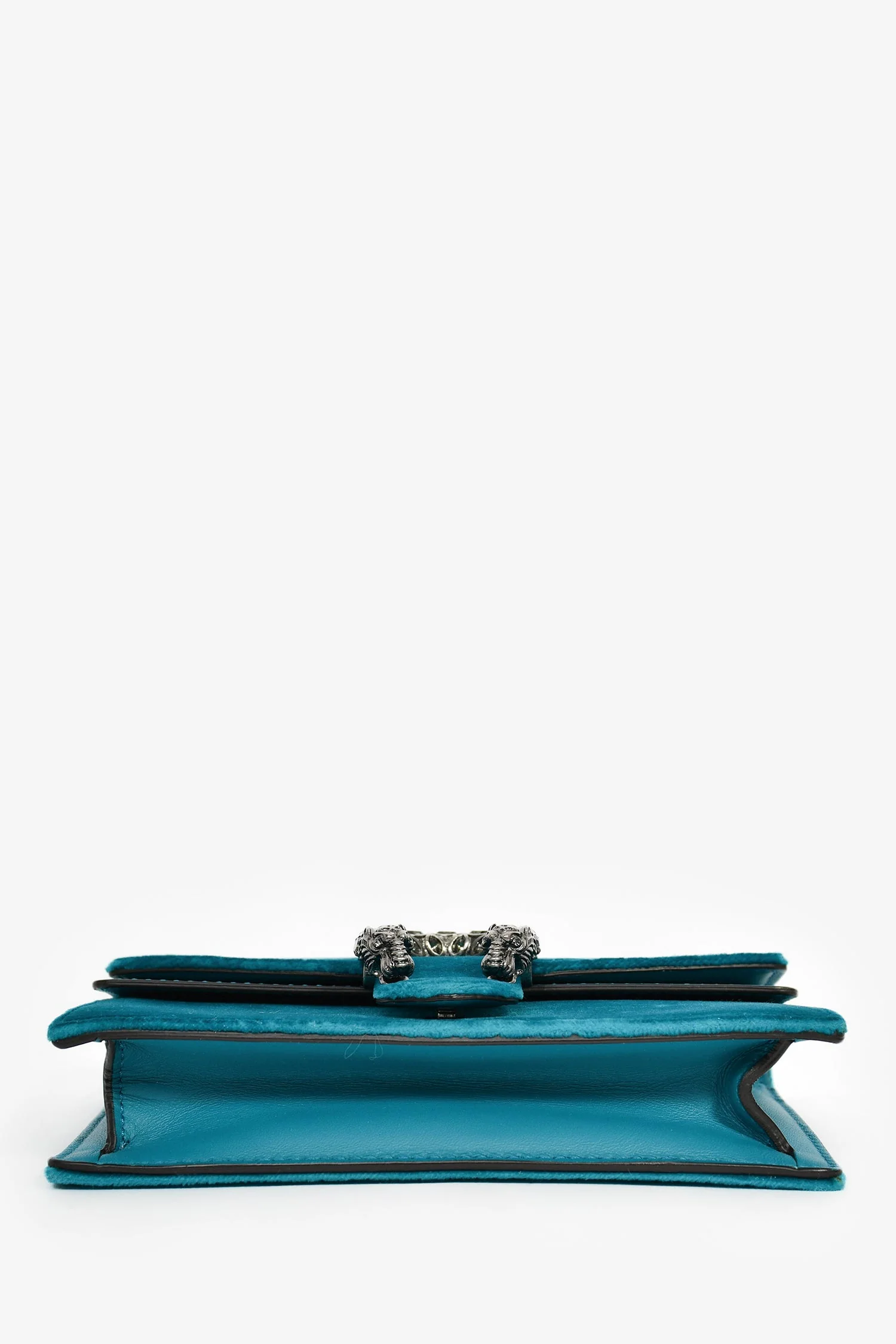 Gucci Teal Velvet Super Mini Dionysus Crossbody - Image 5