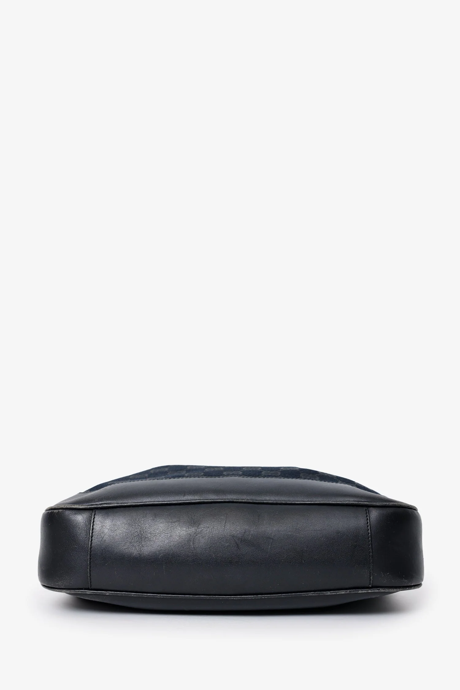 Gucci Vintage Black 'Jacquard' Monogram Bag with Shoulder Strap - Image 5