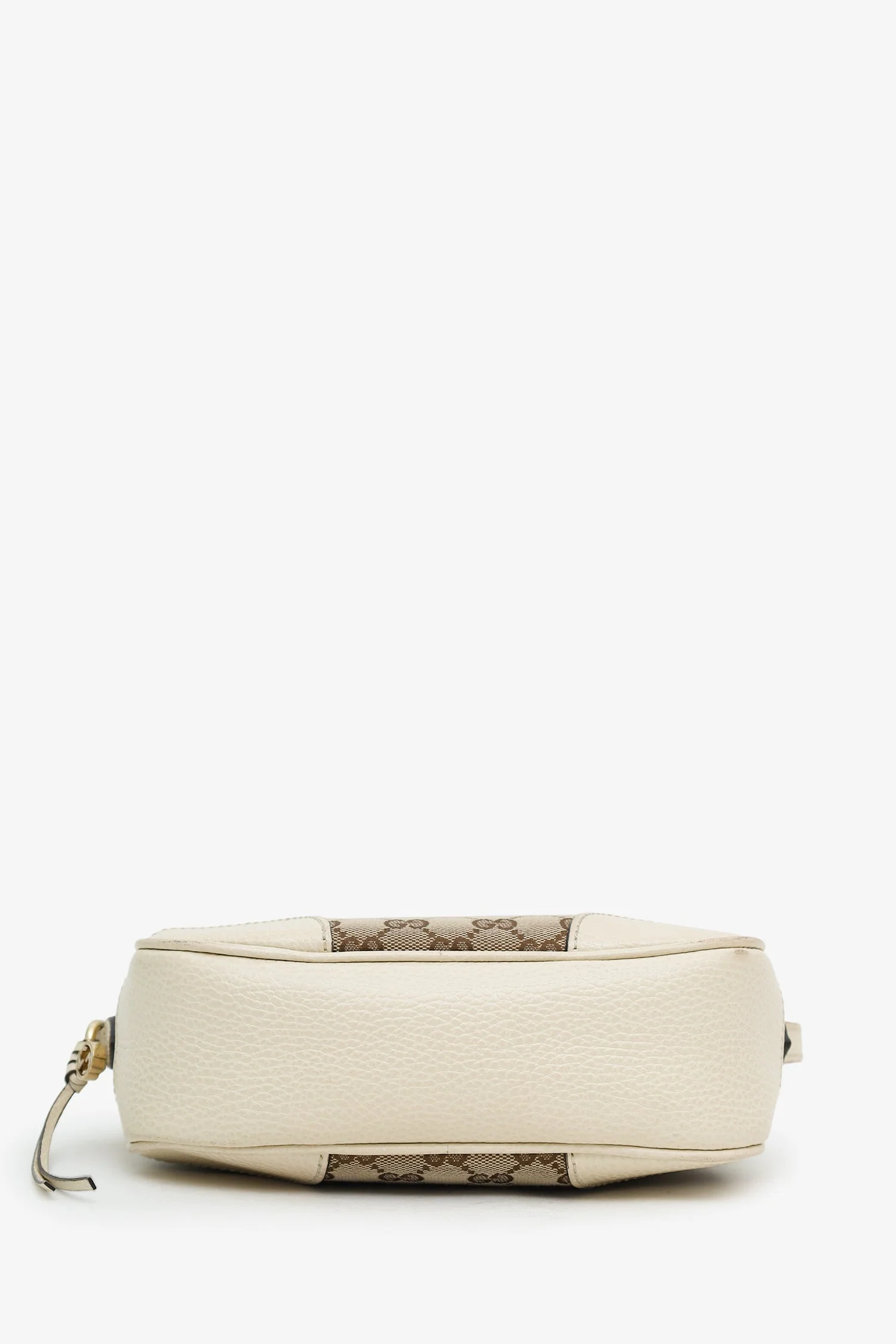 Gucci White/Brown Monogram Mini Bree Messenger Bag - Image 5