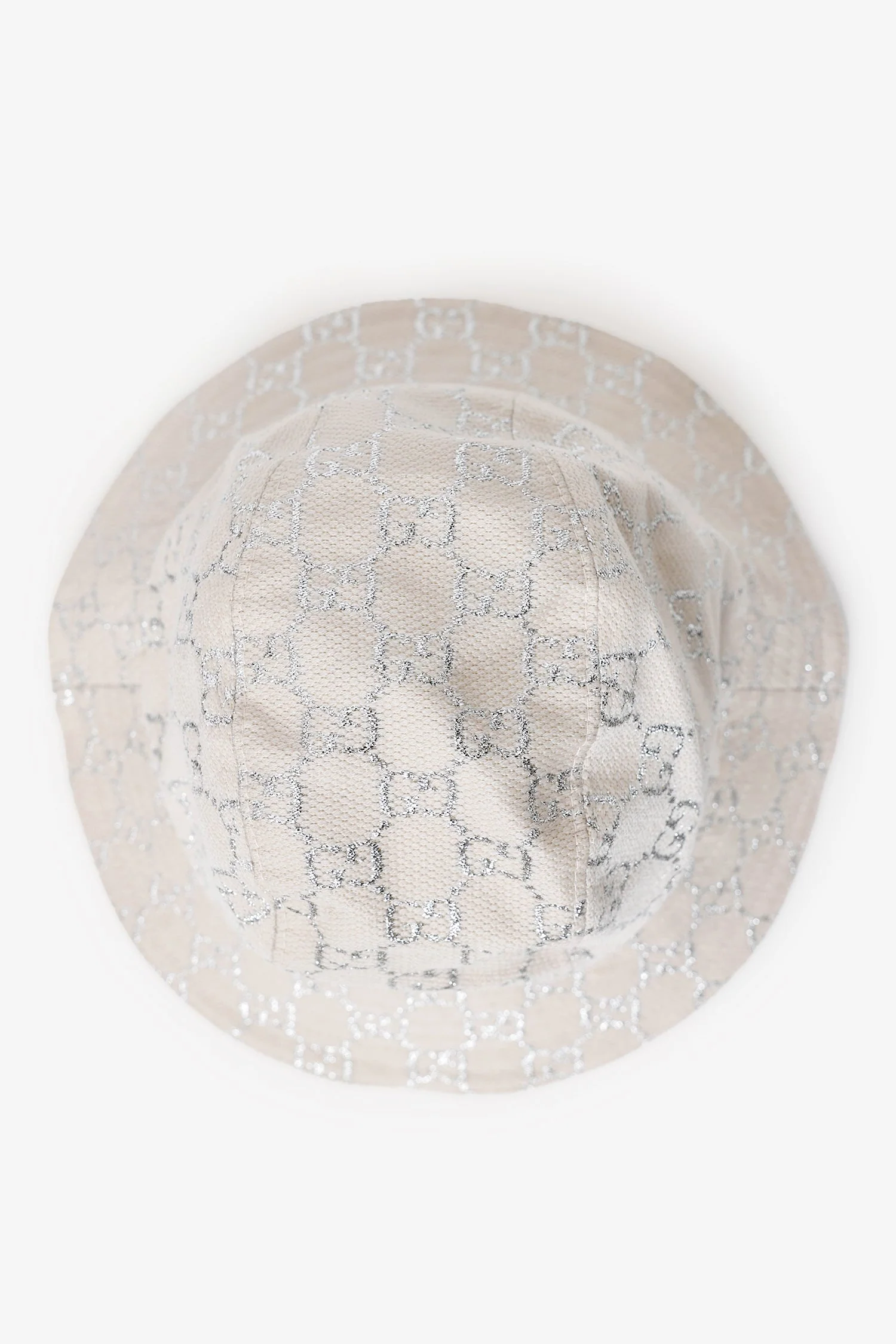 Gucci White Canvas Bucket Hat - Image 3