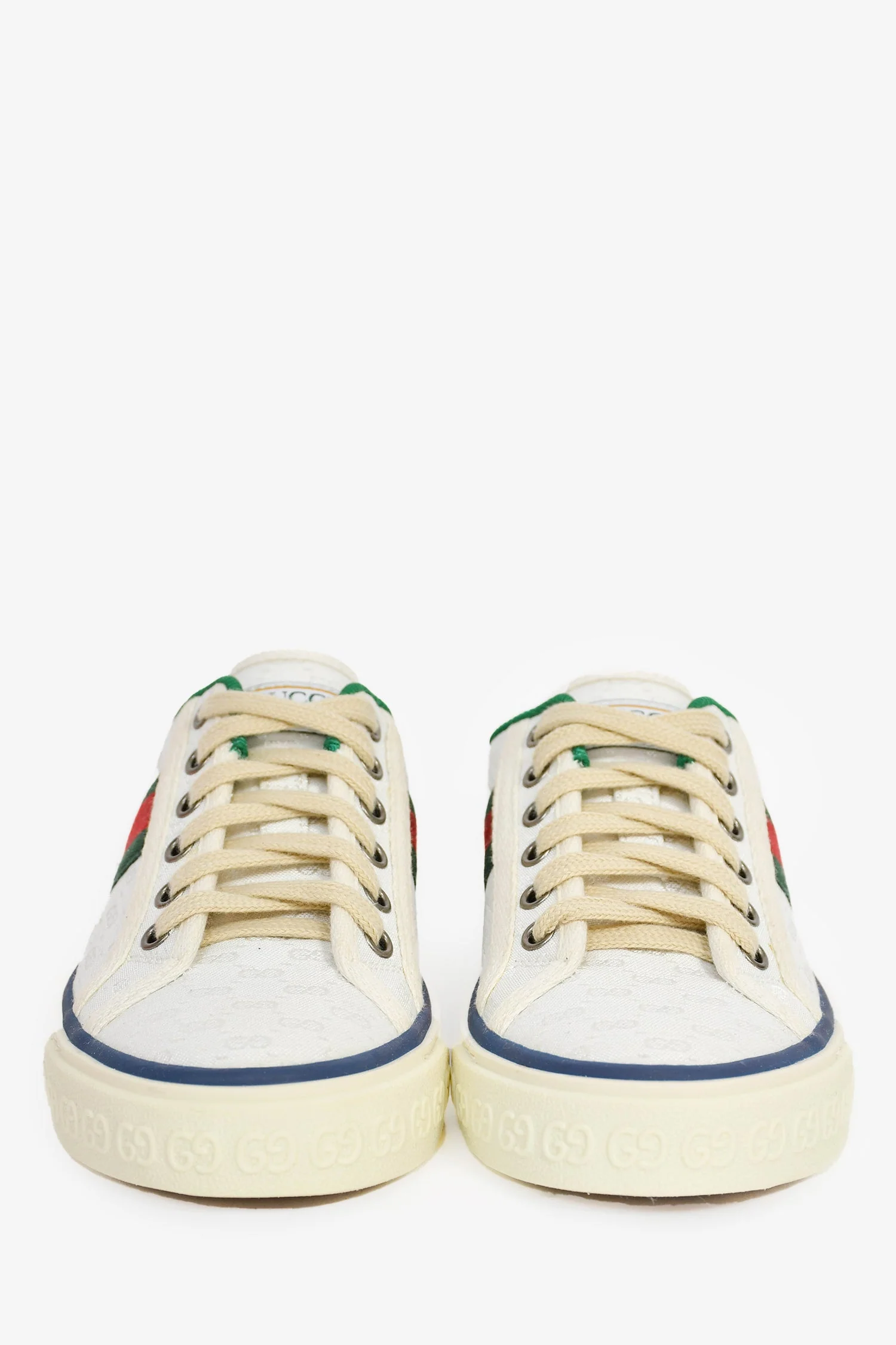 Gucci White GG 'Tennis 1977' Sneakers Size 36 - Image 3