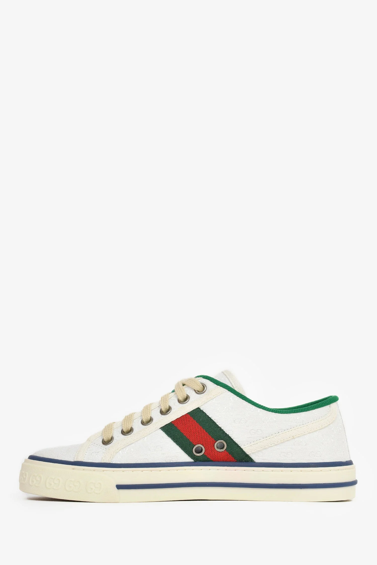 Gucci White GG 'Tennis 1977' Sneakers Size 36 - Image 4
