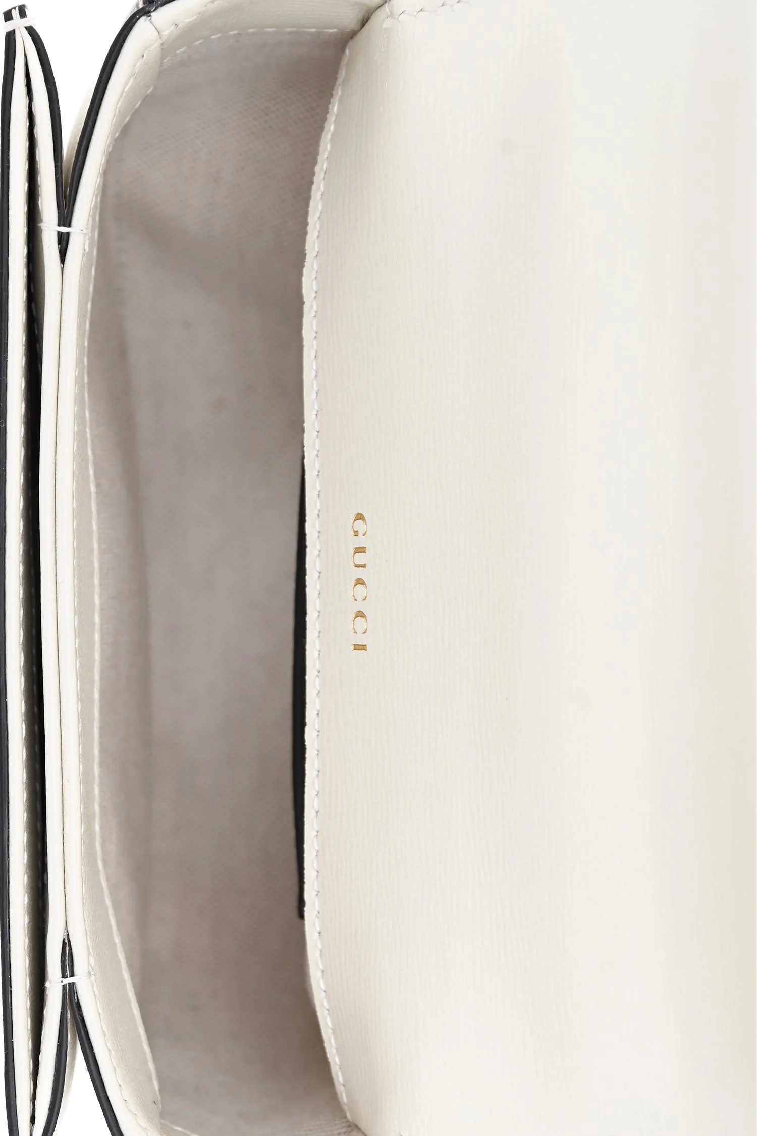 Gucci White Leather 'Horsebit 1955' Mini Crossbody Bag - Image 6