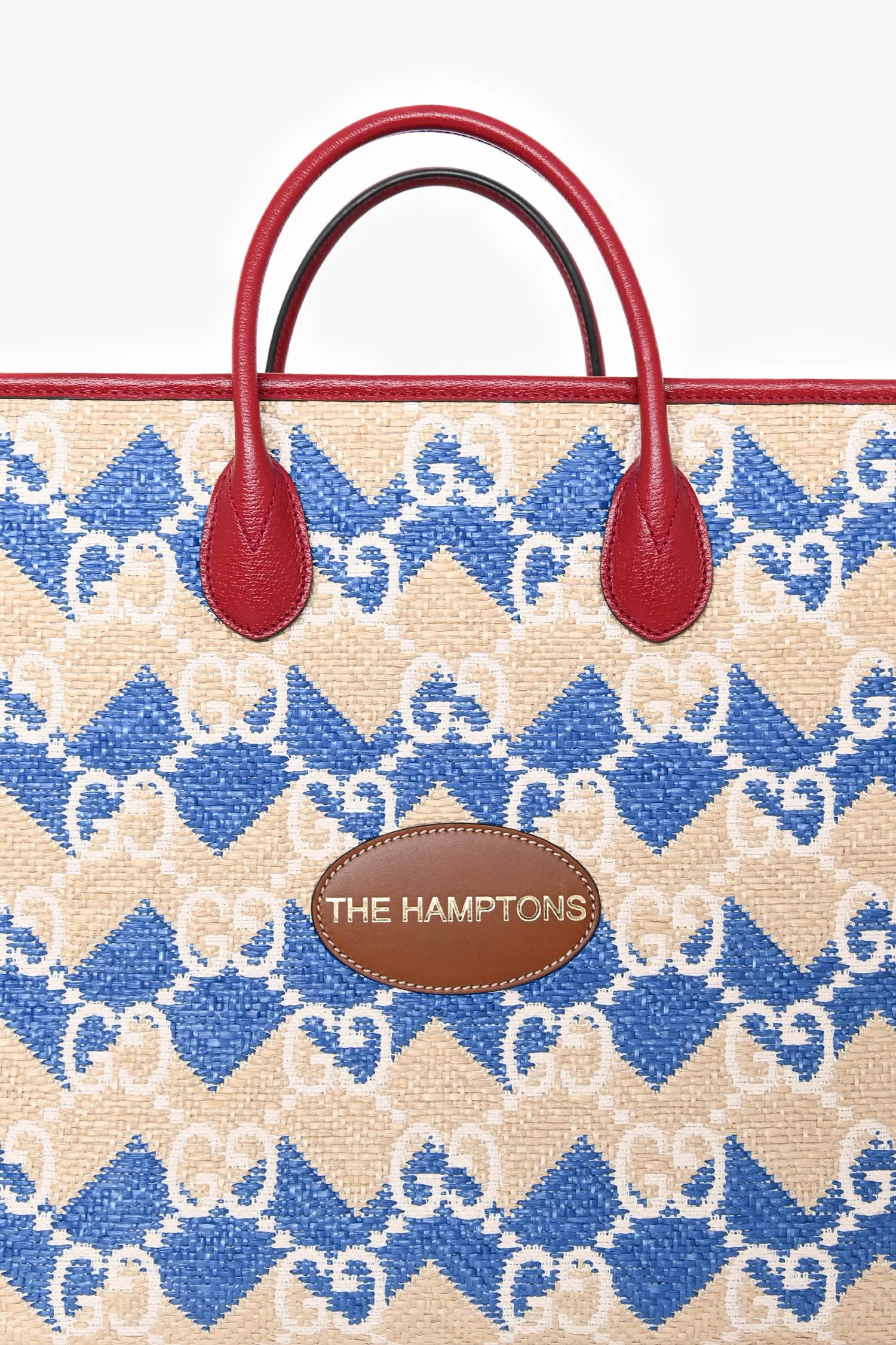 Gucci X Hamptons Limited Edition Canvas GG Tote with Strap - Image 6