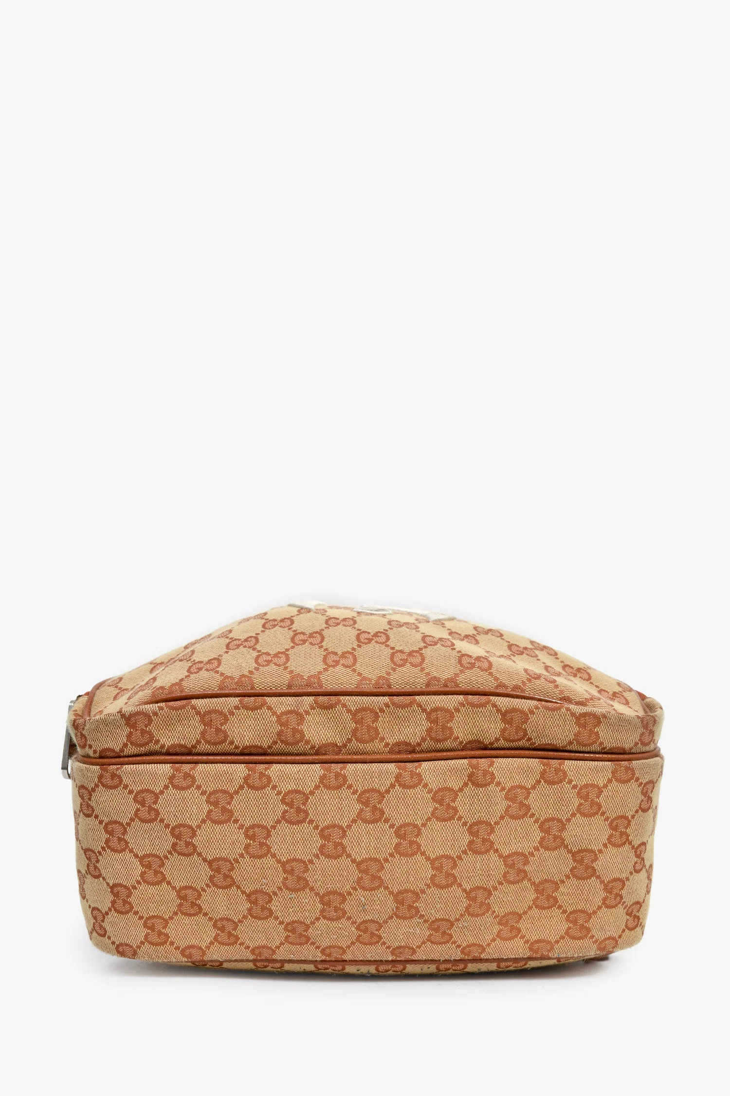Gucci x New York Yankees Canvas Leather Trimmed Backpack - Image 5