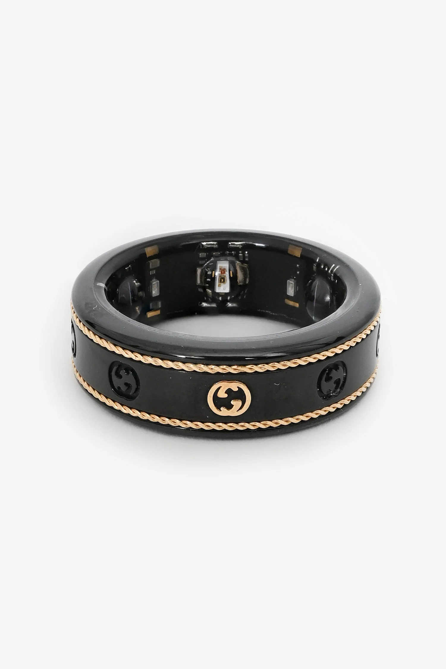 Gucci x Oura Smart Band Ring Size 7 US with Charger - Image 2