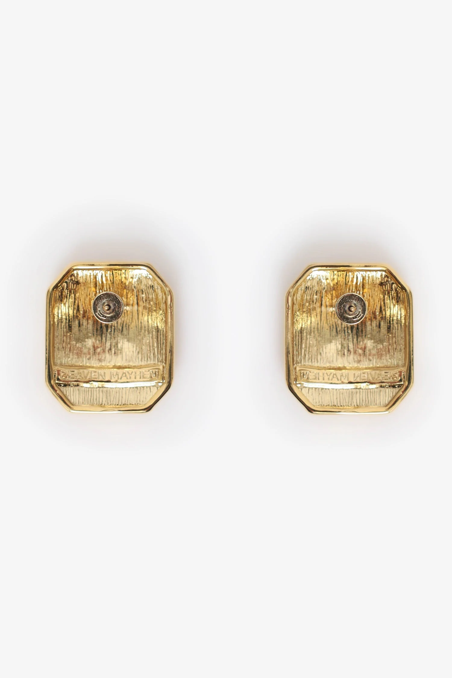 Heaven Mayhem Gold-Toned Treat Earrings - Image 3
