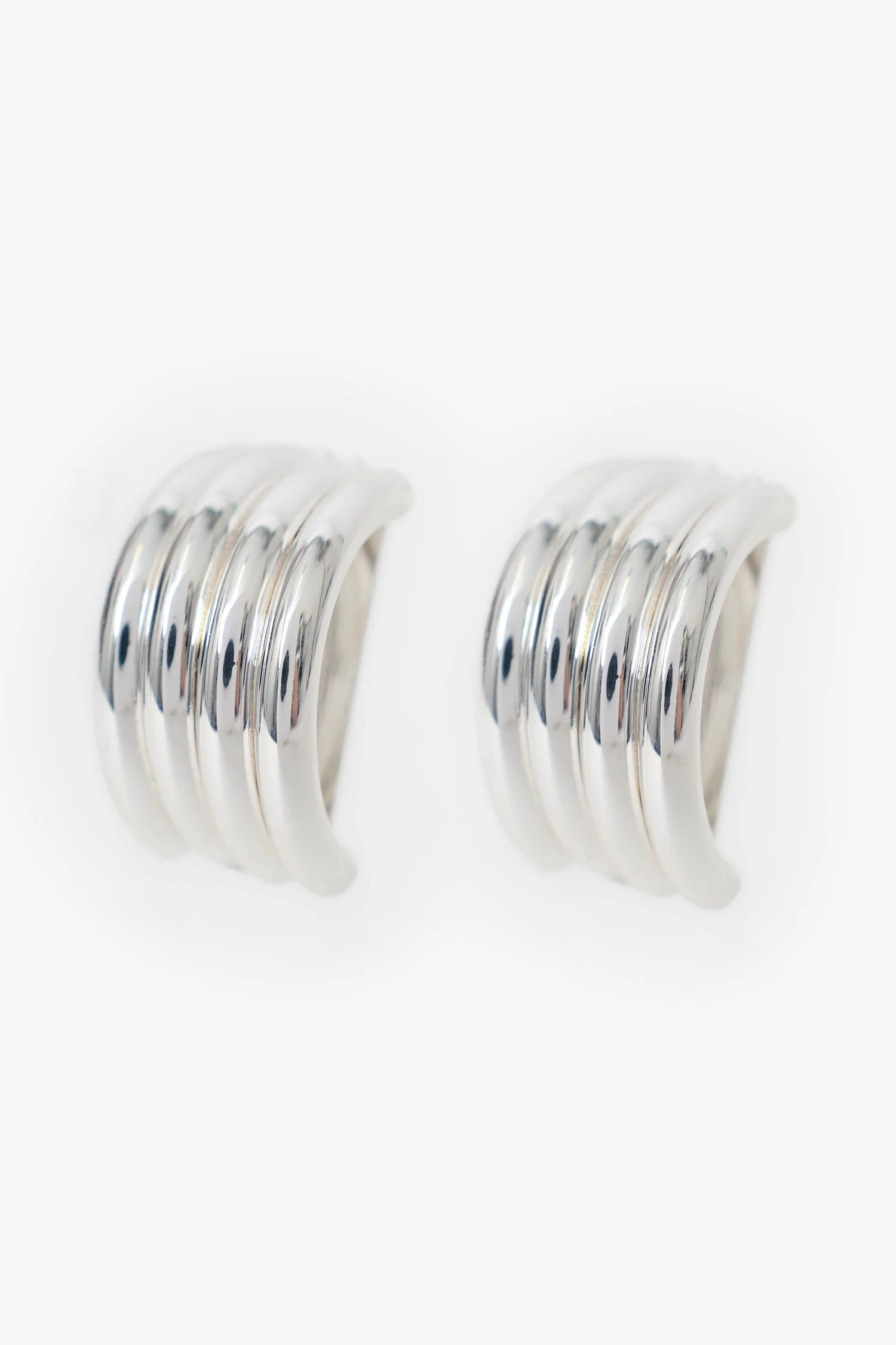 Heaven Mayhem Silver-Toned Aria Earrings - Image 2